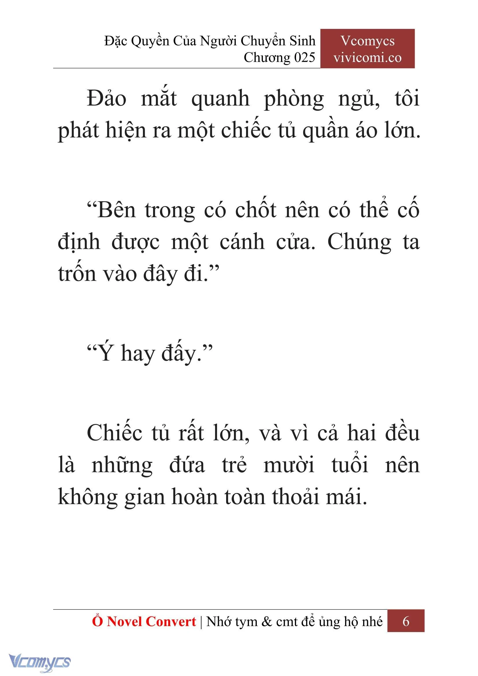 [Novel] Đặc Quyền Của Người Chuyển Sinh Chapter  25 - 8