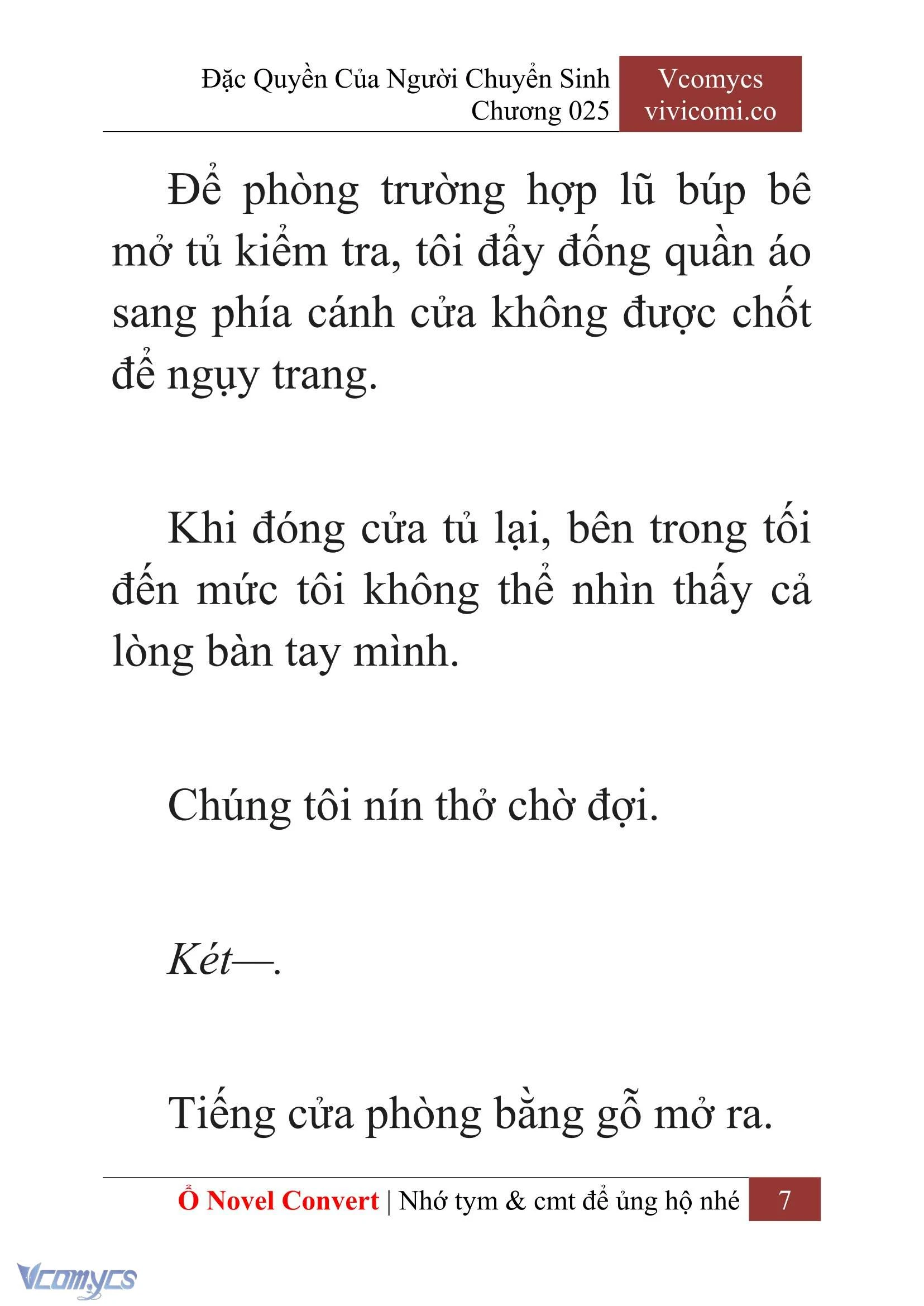 [Novel] Đặc Quyền Của Người Chuyển Sinh Chapter  25 - 9