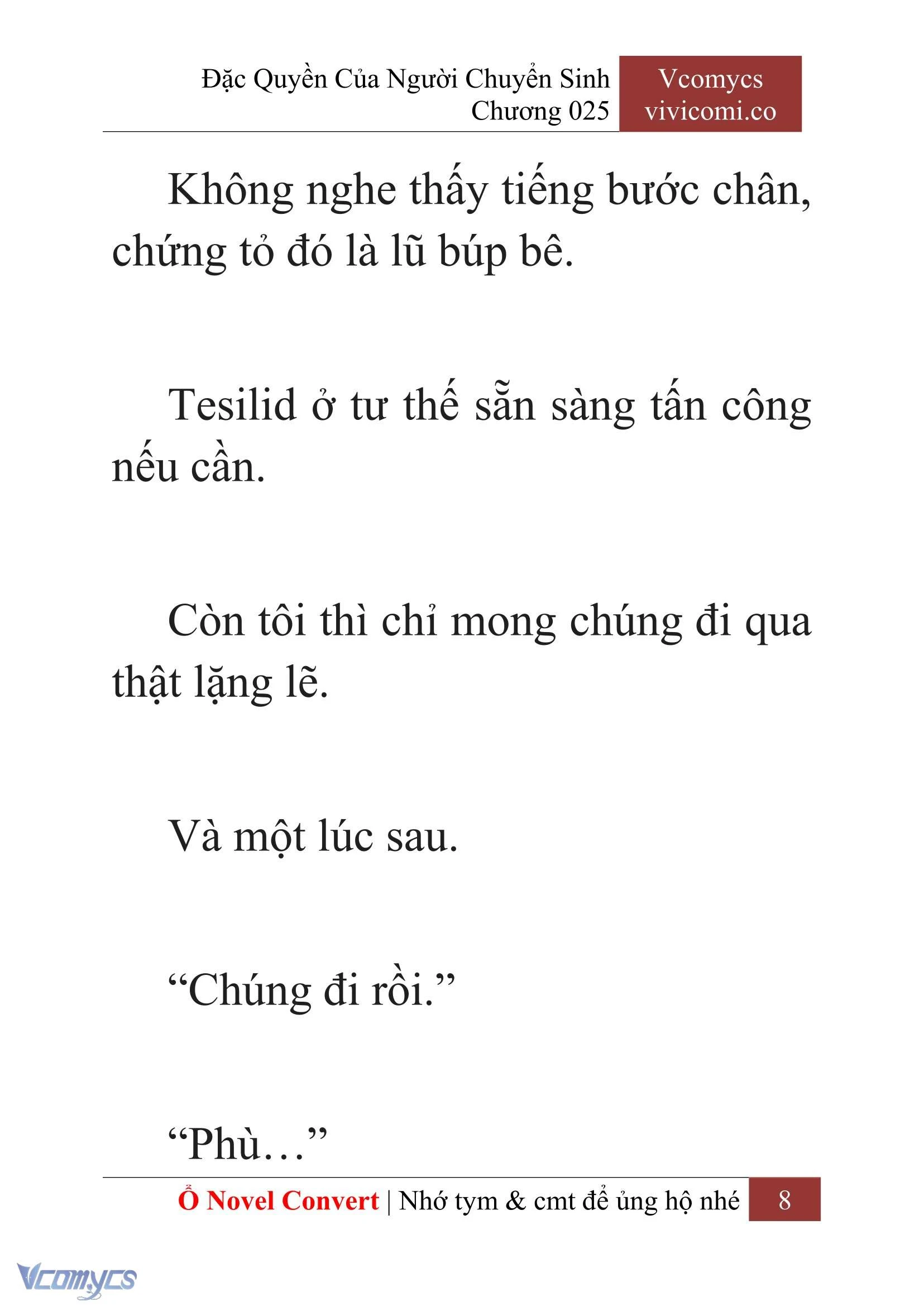 [Novel] Đặc Quyền Của Người Chuyển Sinh Chapter  25 - 10