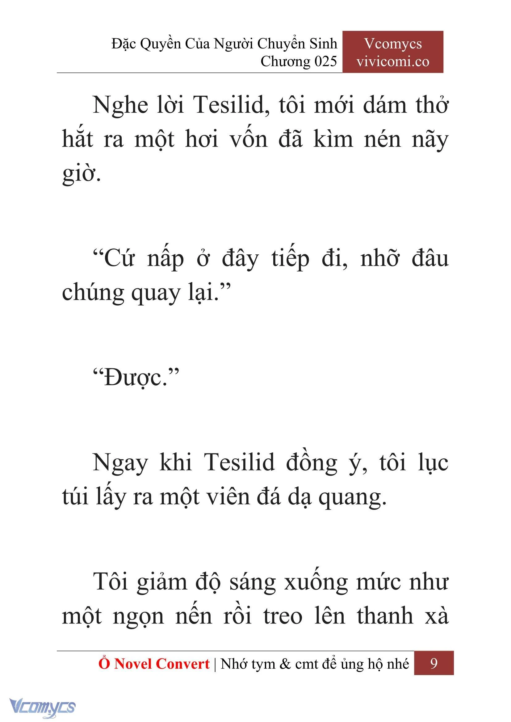 [Novel] Đặc Quyền Của Người Chuyển Sinh Chapter  25 - 11