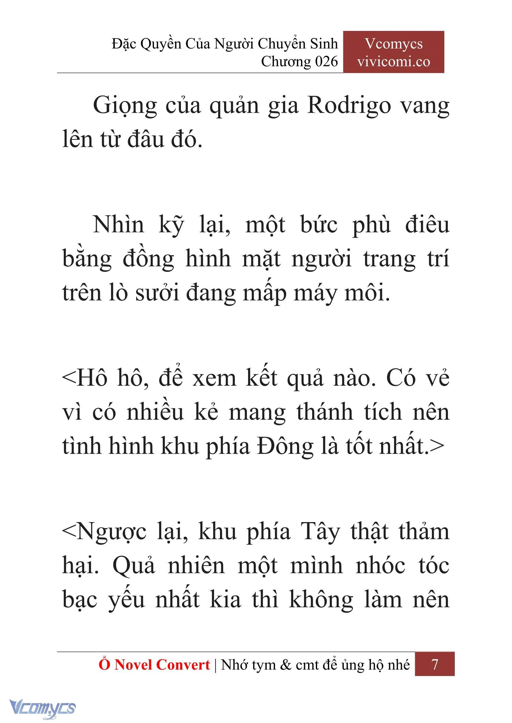 [Novel] Đặc Quyền Của Người Chuyển Sinh Chapter  26 - 9