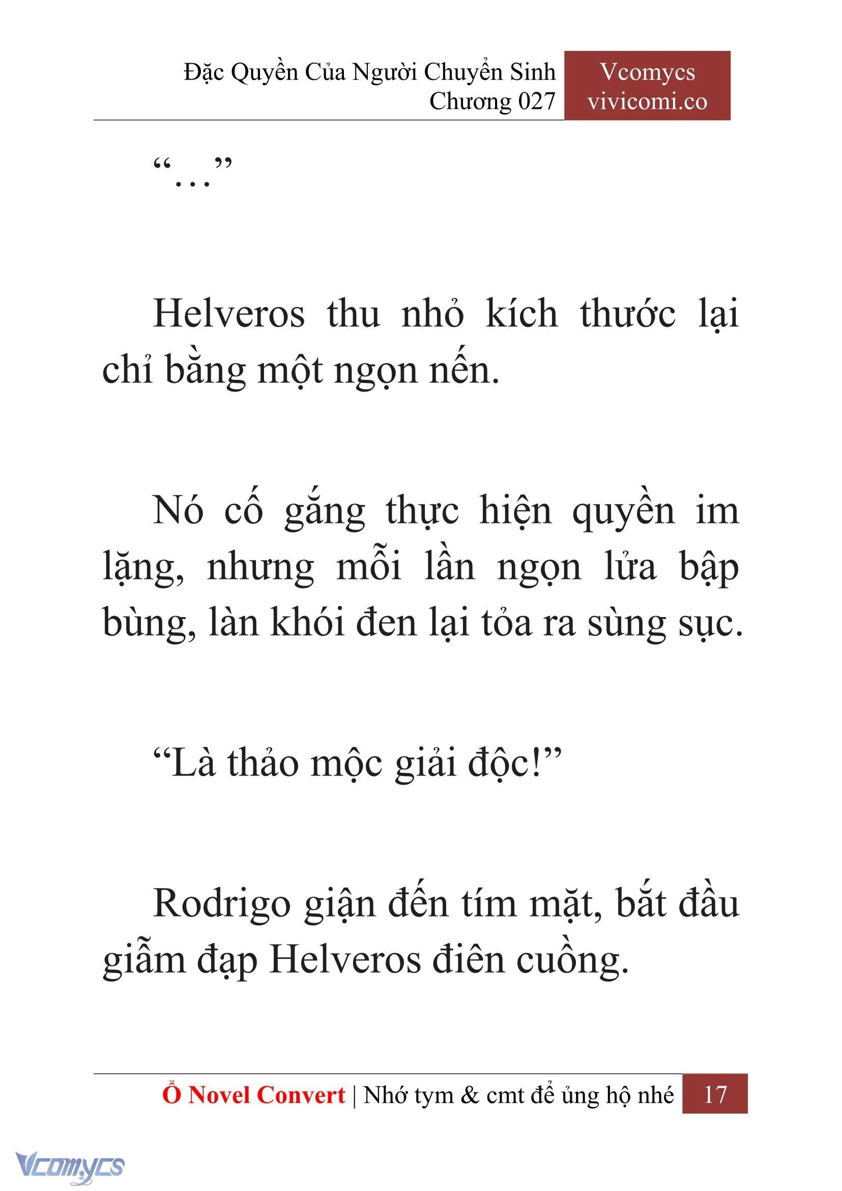 [Novel] Đặc Quyền Của Người Chuyển Sinh Chapter  27 - 19