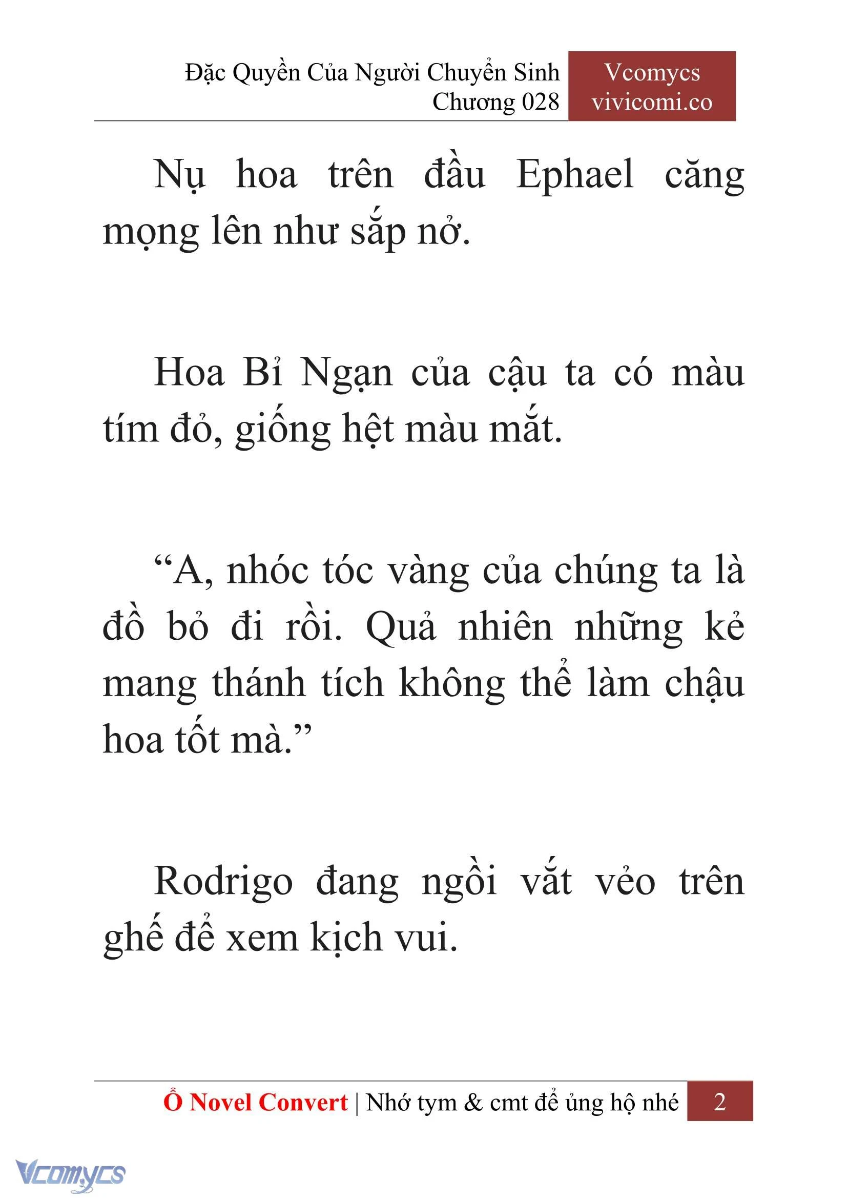 [Novel] Đặc Quyền Của Người Chuyển Sinh Chapter  28 - 4