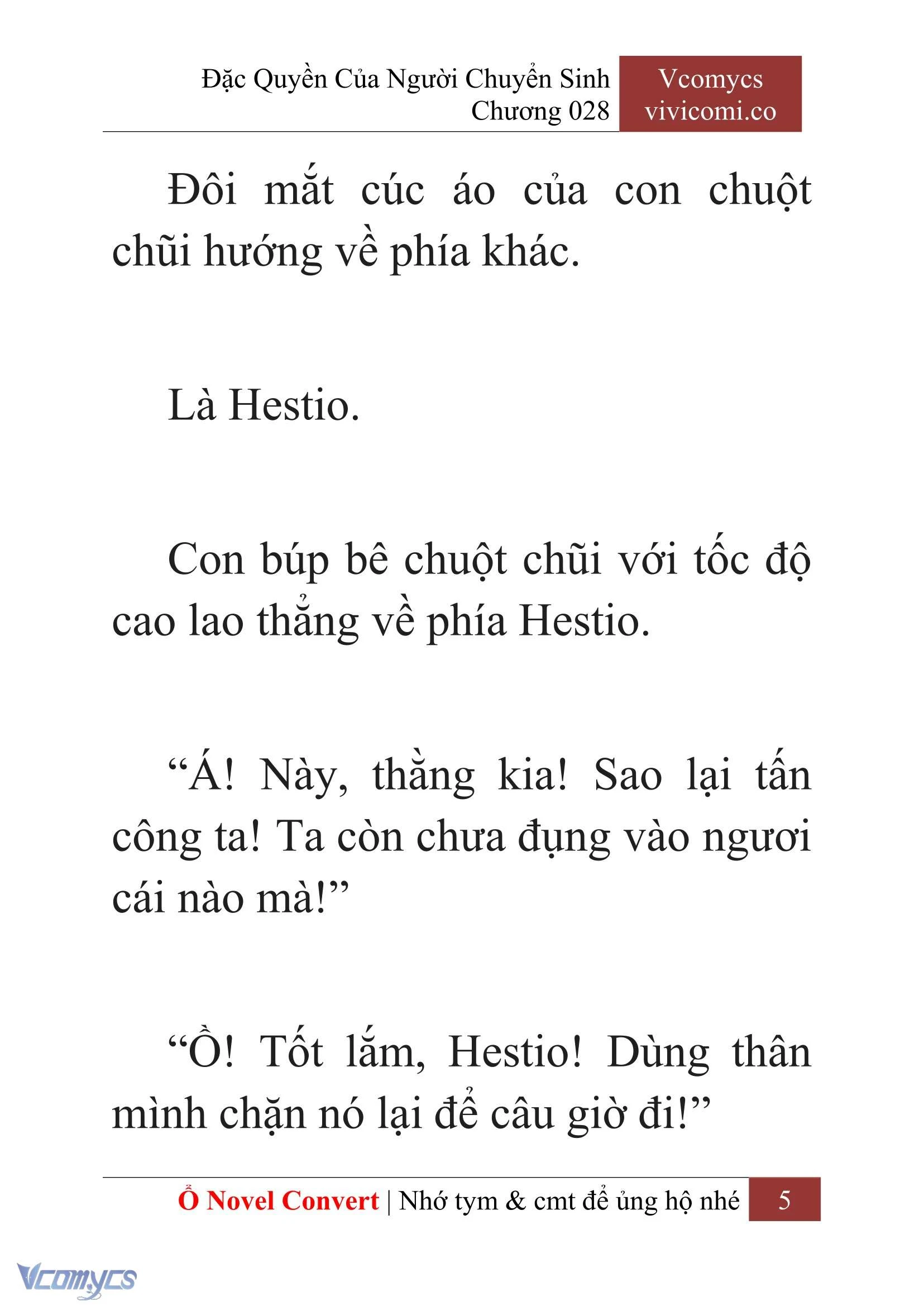 [Novel] Đặc Quyền Của Người Chuyển Sinh Chapter  28 - 7