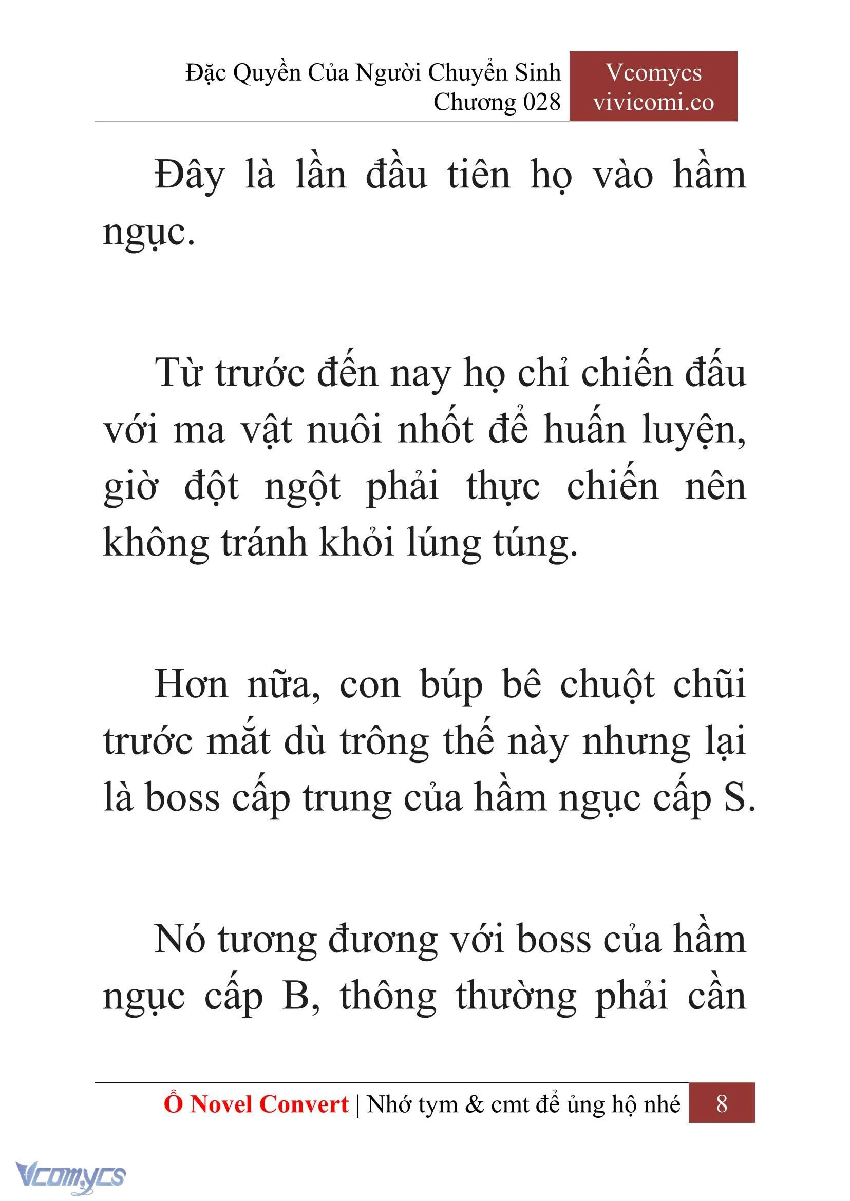 [Novel] Đặc Quyền Của Người Chuyển Sinh Chapter  28 - 10