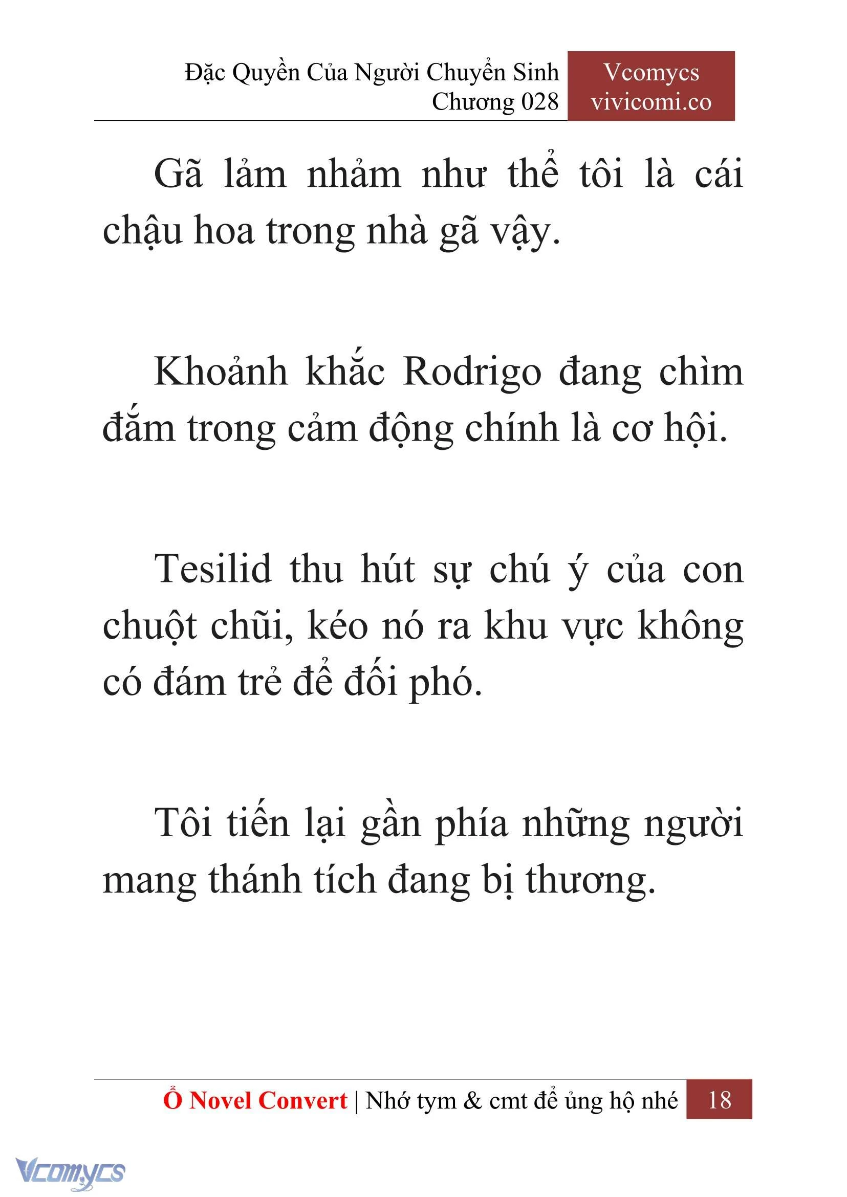 [Novel] Đặc Quyền Của Người Chuyển Sinh Chapter  28 - 20