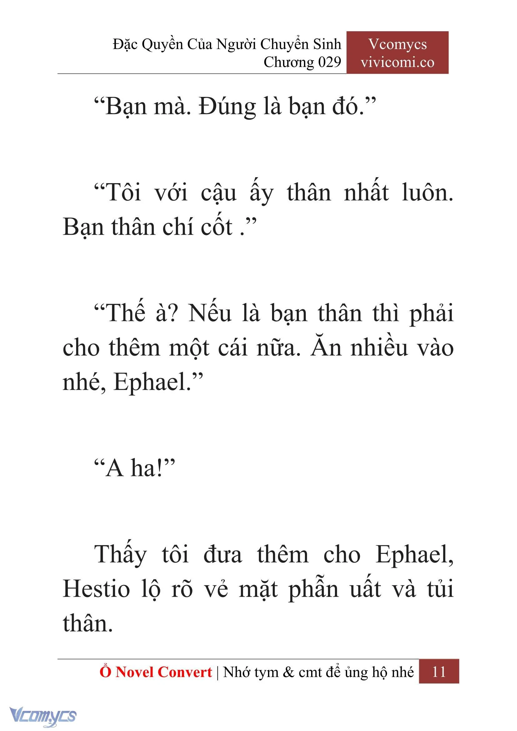 [Novel] Đặc Quyền Của Người Chuyển Sinh Chapter  29 - 13