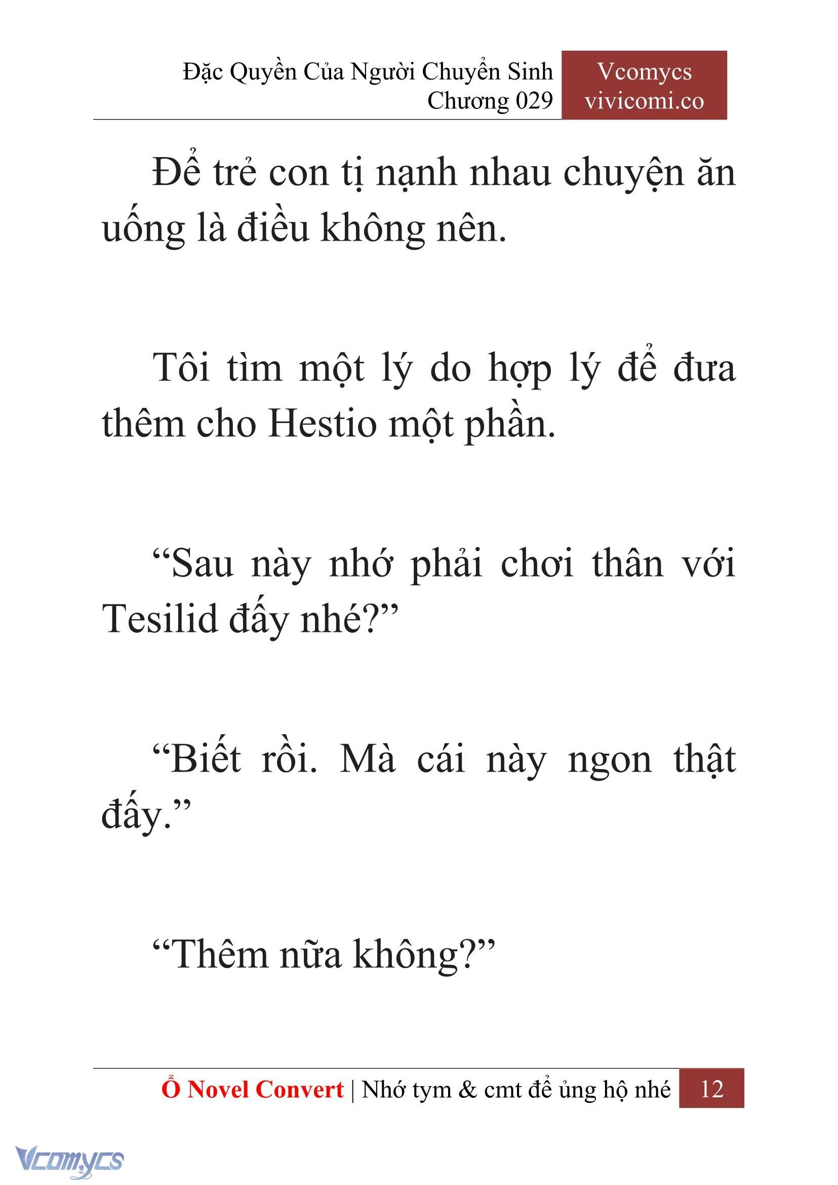 [Novel] Đặc Quyền Của Người Chuyển Sinh Chapter  29 - 14