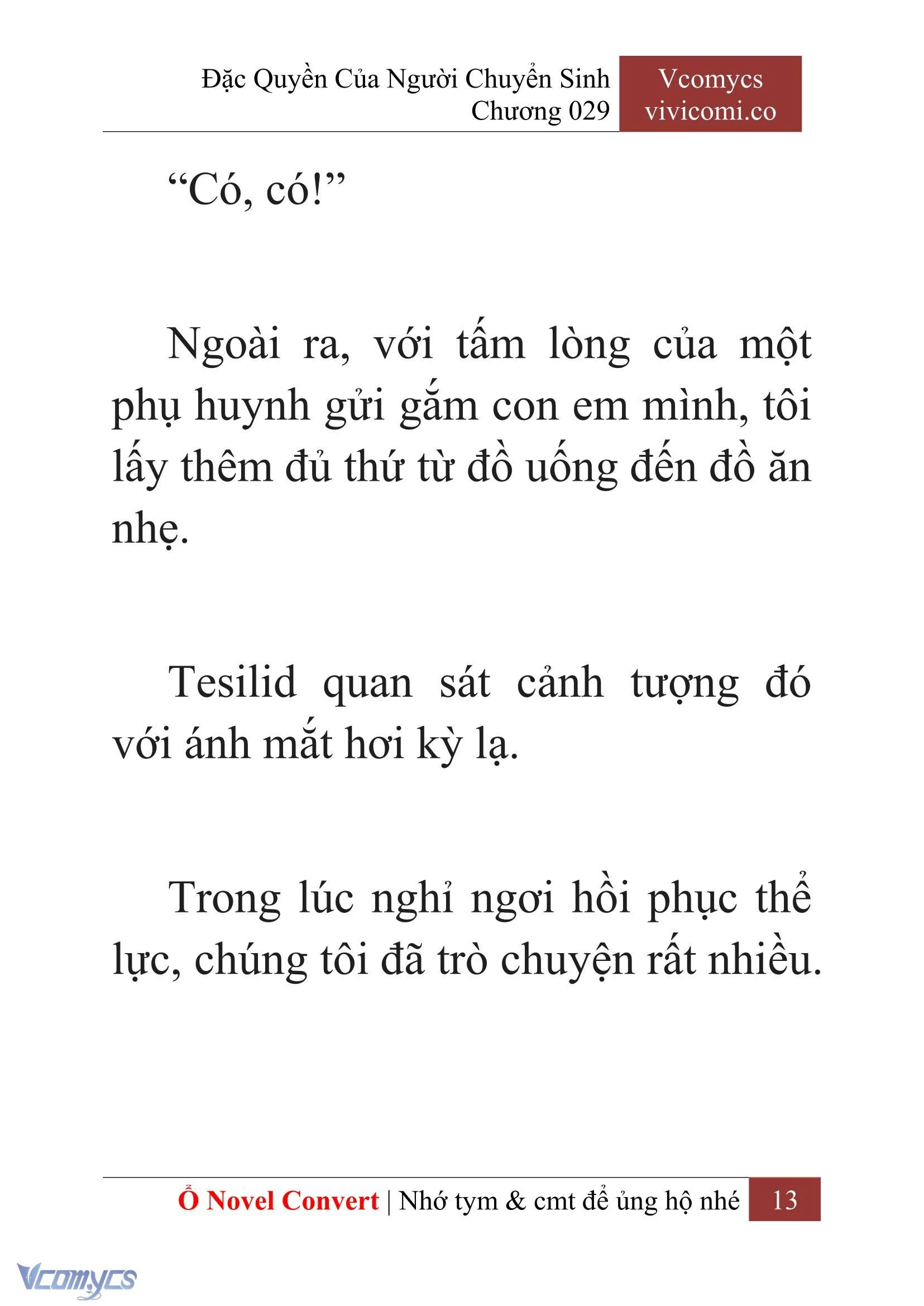 [Novel] Đặc Quyền Của Người Chuyển Sinh Chapter  29 - 15