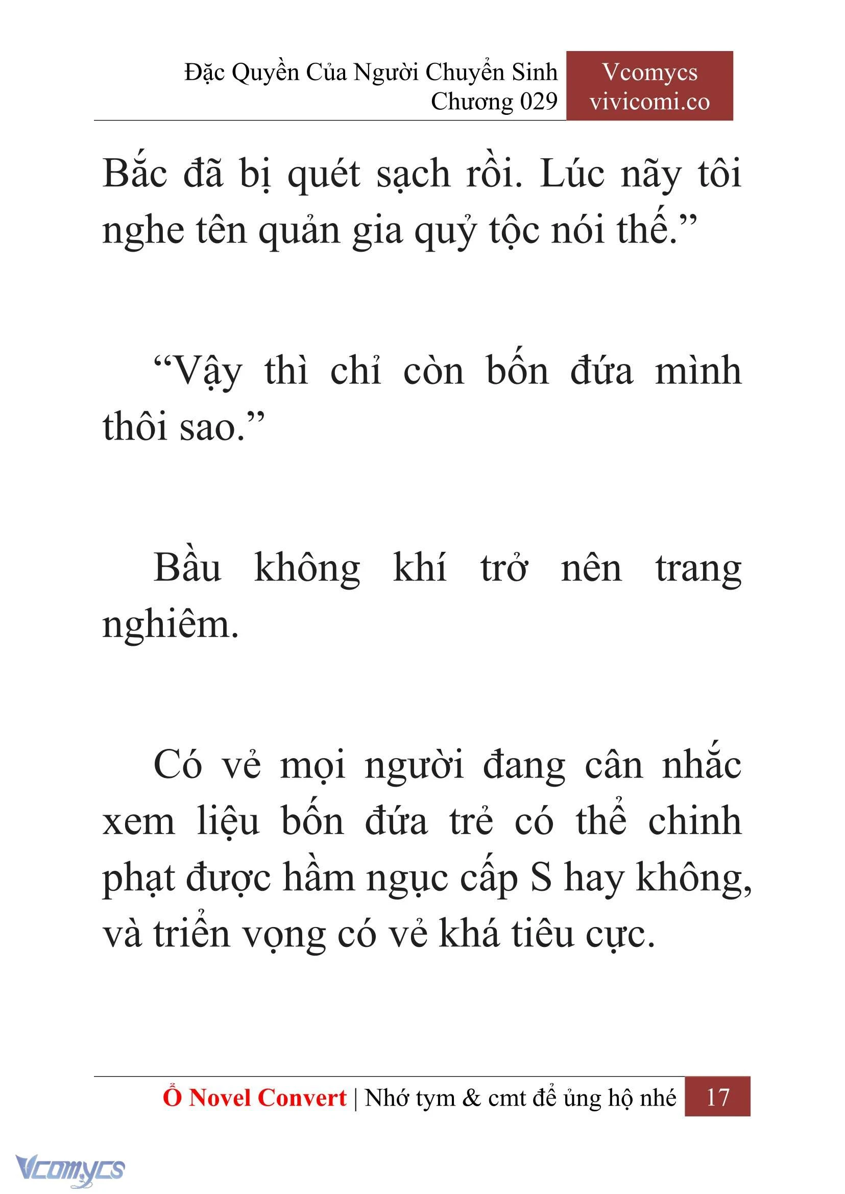 [Novel] Đặc Quyền Của Người Chuyển Sinh Chapter  29 - 19