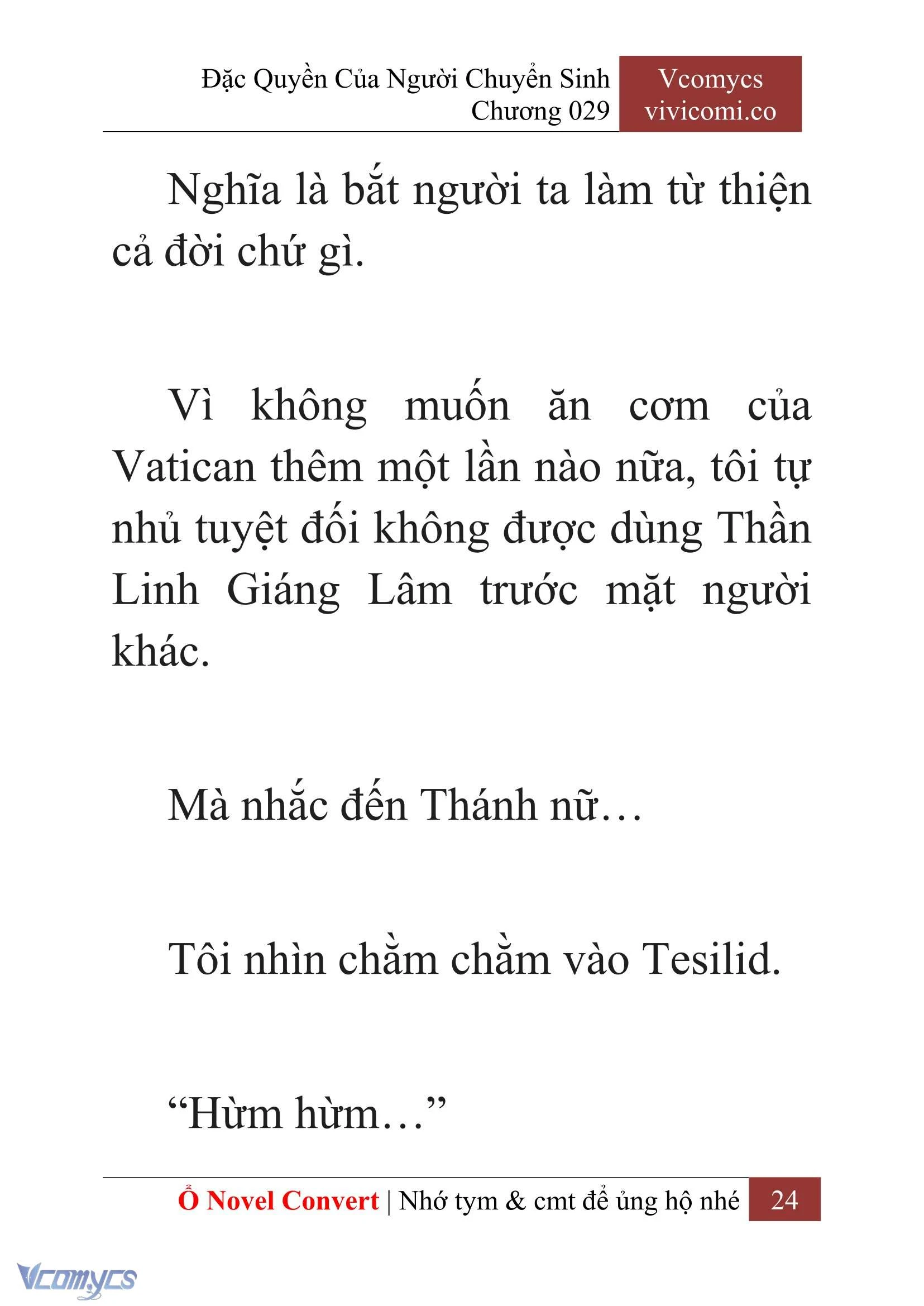 [Novel] Đặc Quyền Của Người Chuyển Sinh Chapter  29 - 26