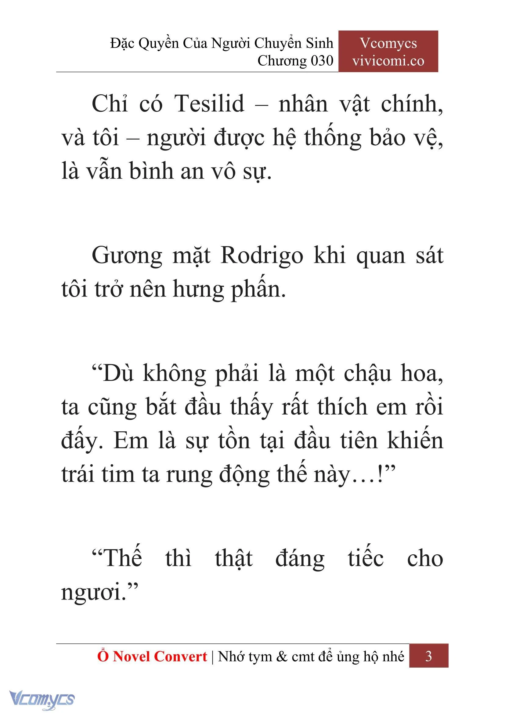 [Novel] Đặc Quyền Của Người Chuyển Sinh Chapter  30 - 5
