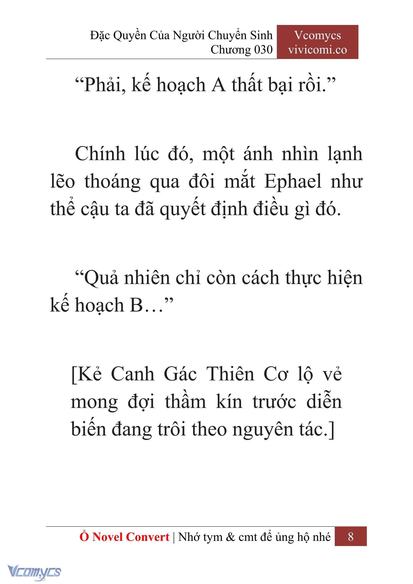 [Novel] Đặc Quyền Của Người Chuyển Sinh Chapter  30 - 10