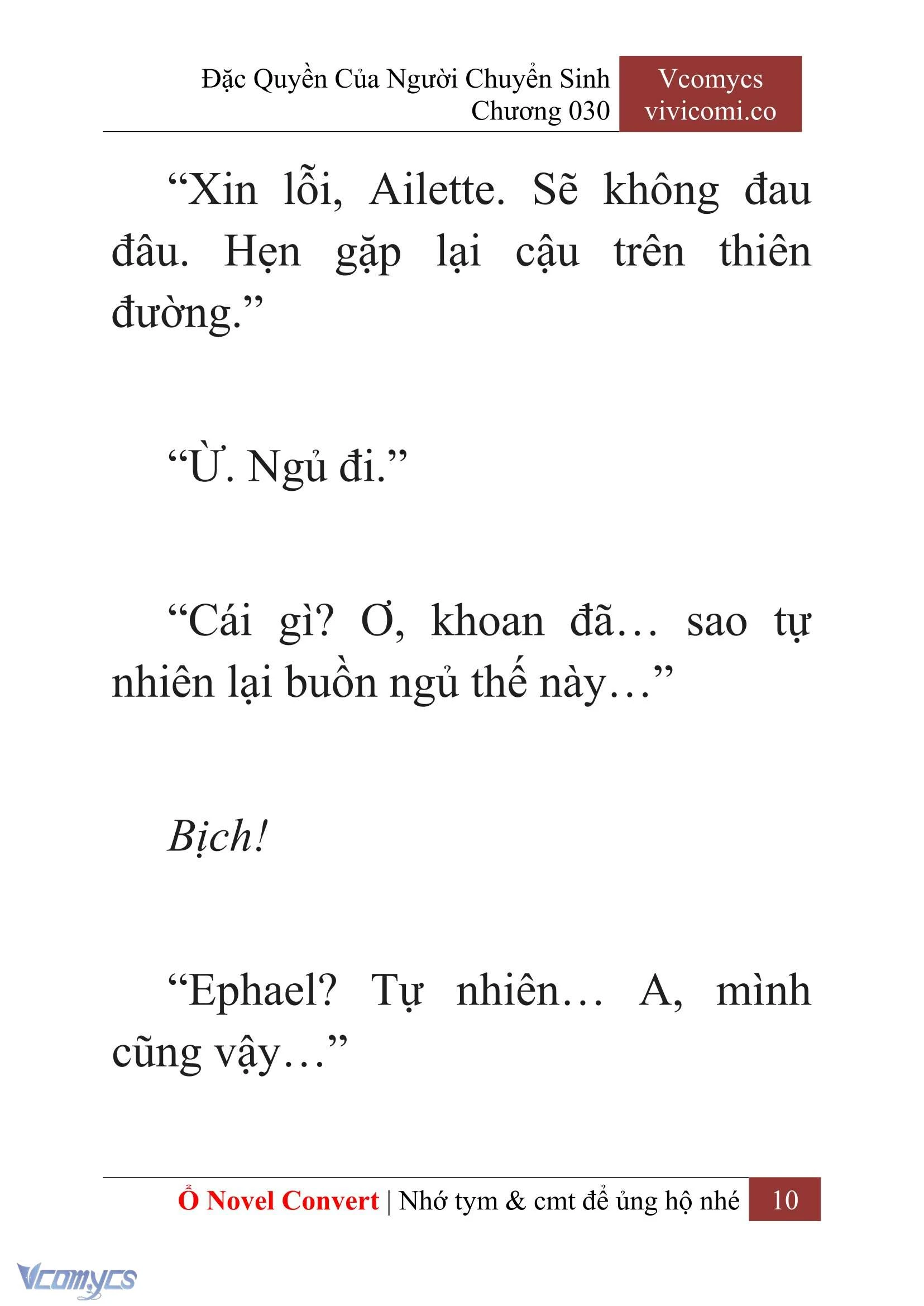 [Novel] Đặc Quyền Của Người Chuyển Sinh Chapter  30 - 12