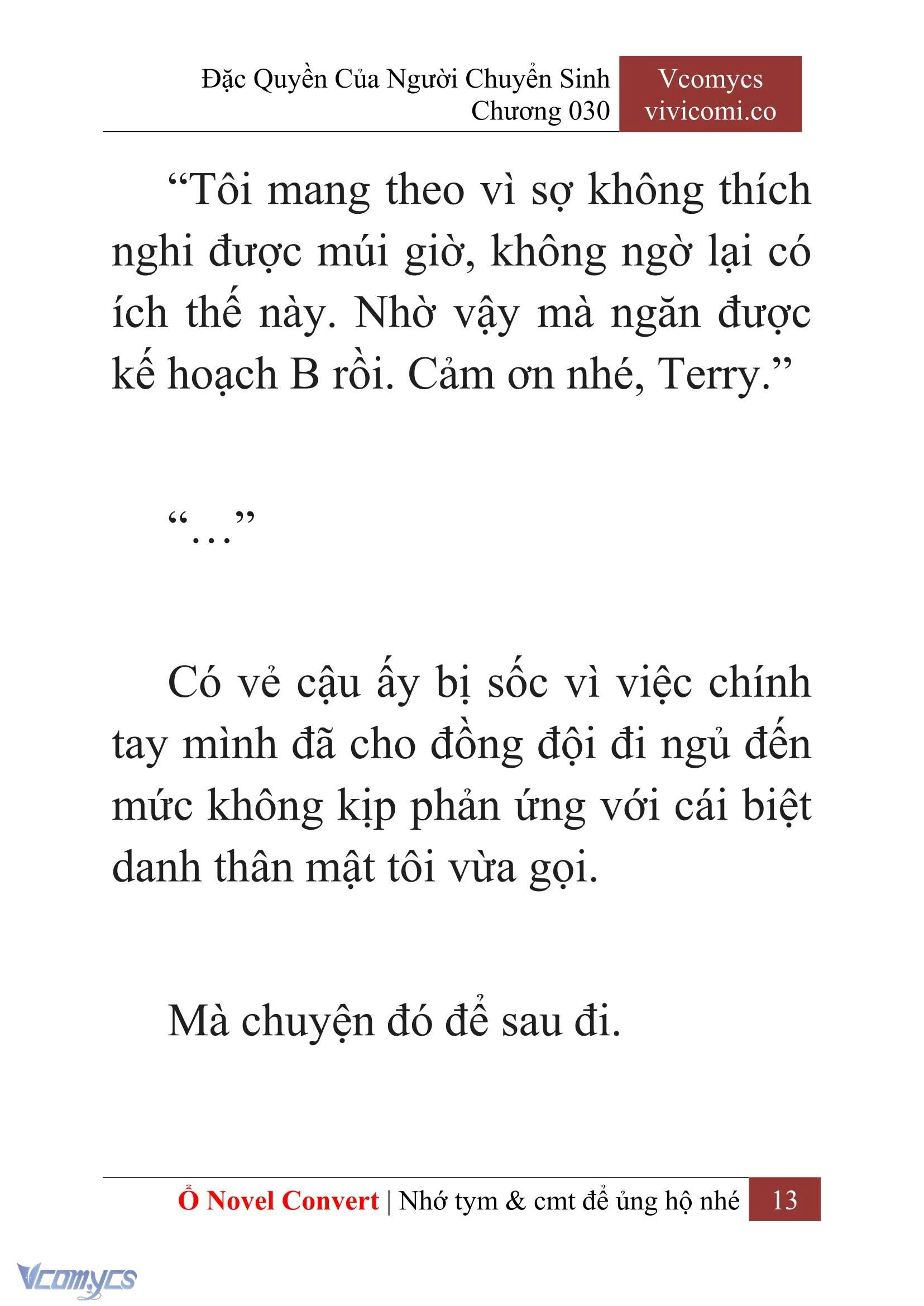 [Novel] Đặc Quyền Của Người Chuyển Sinh Chapter  30 - 15
