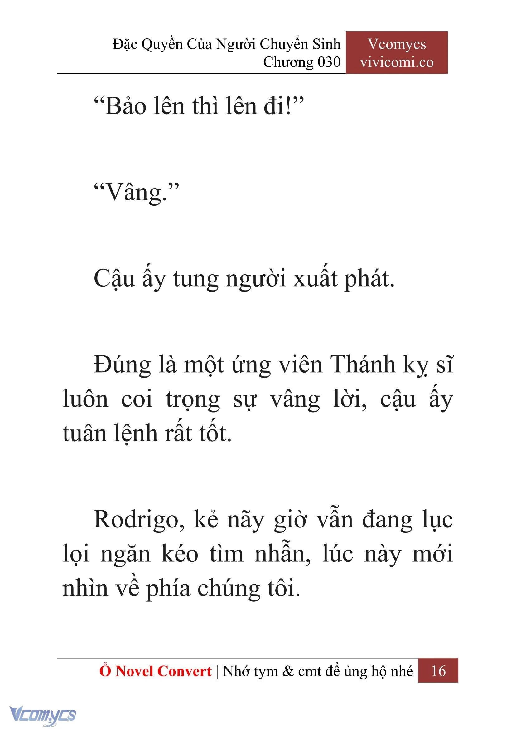 [Novel] Đặc Quyền Của Người Chuyển Sinh Chapter  30 - 18