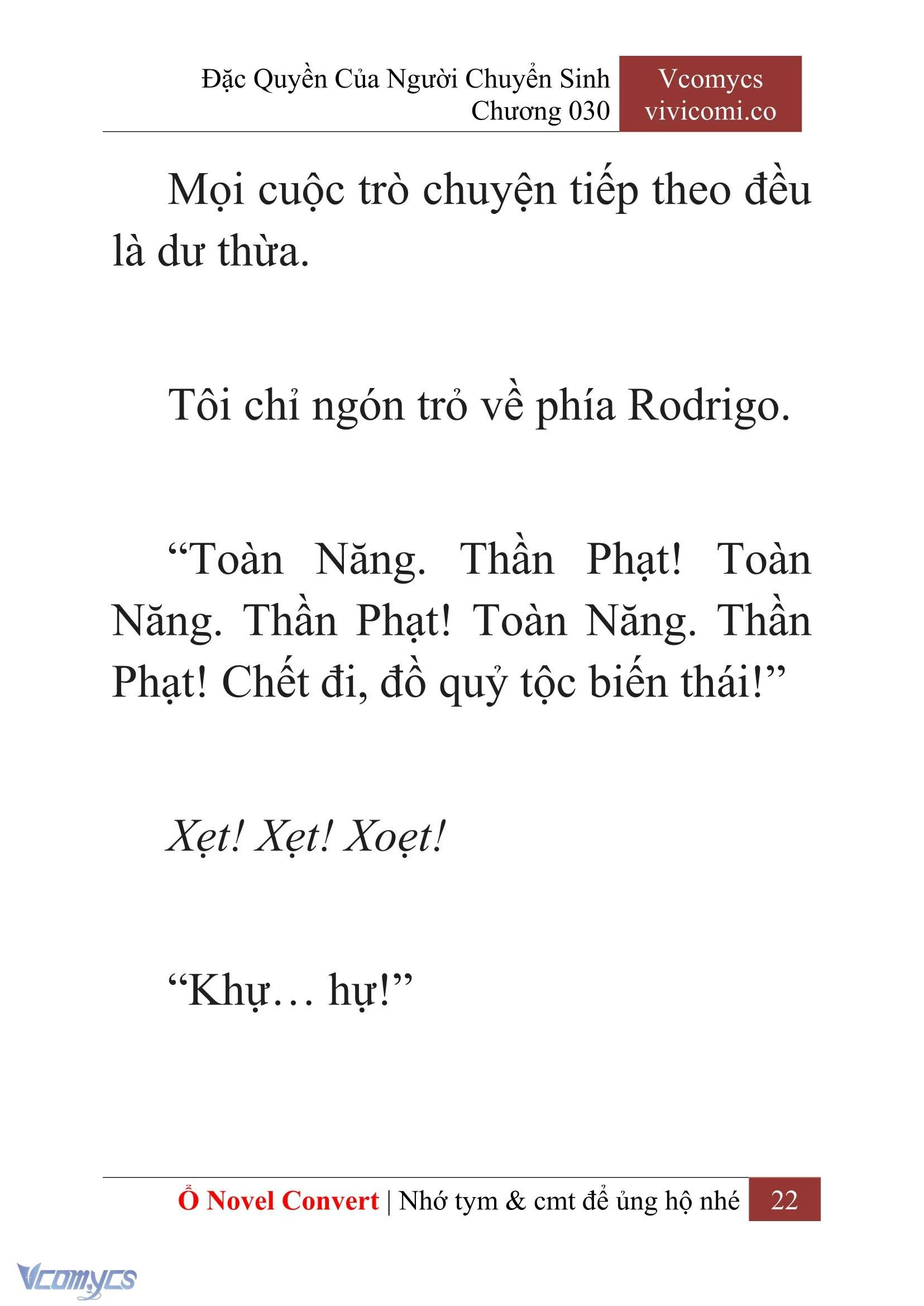 [Novel] Đặc Quyền Của Người Chuyển Sinh Chapter  30 - 24