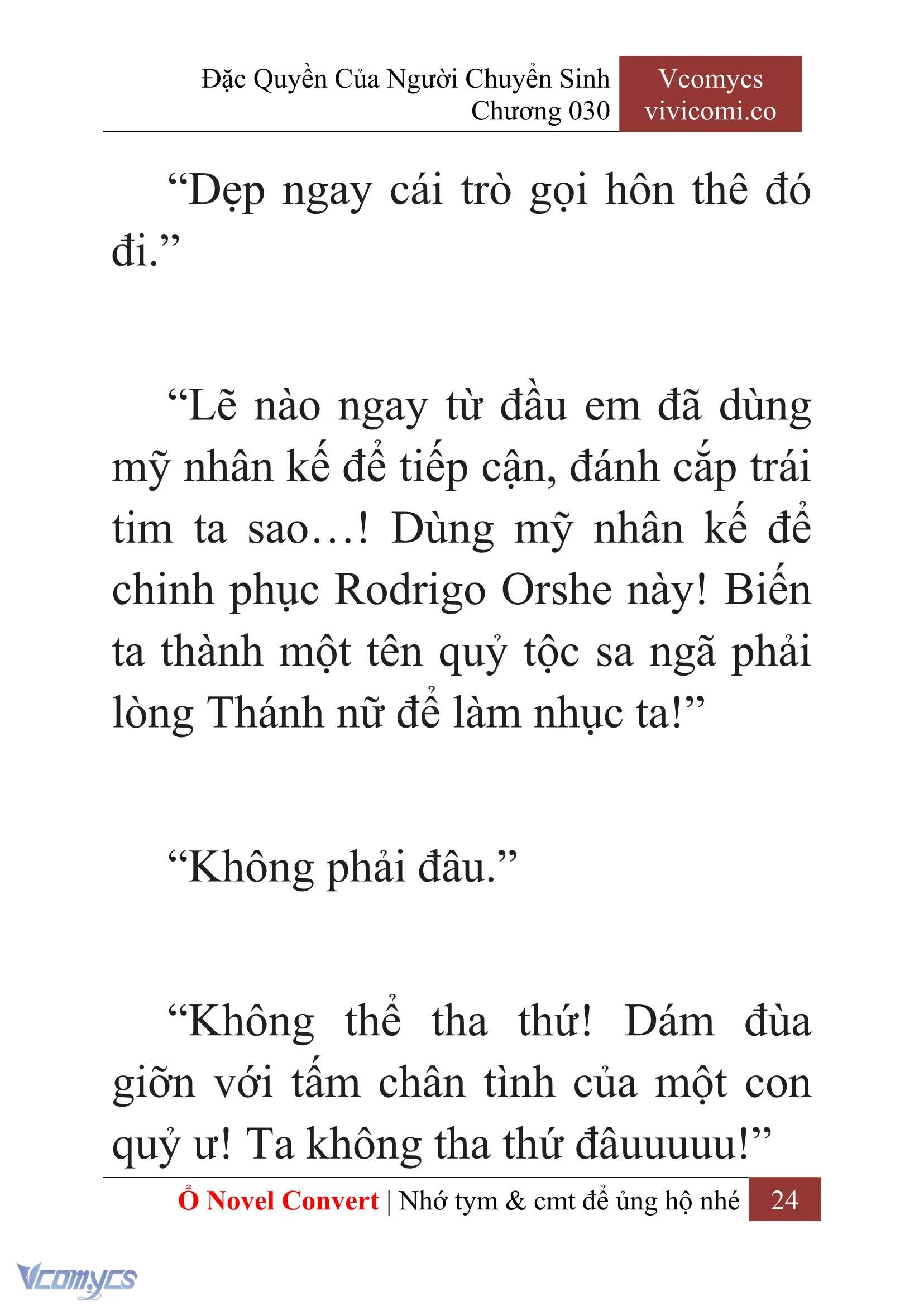 [Novel] Đặc Quyền Của Người Chuyển Sinh Chapter  30 - 26