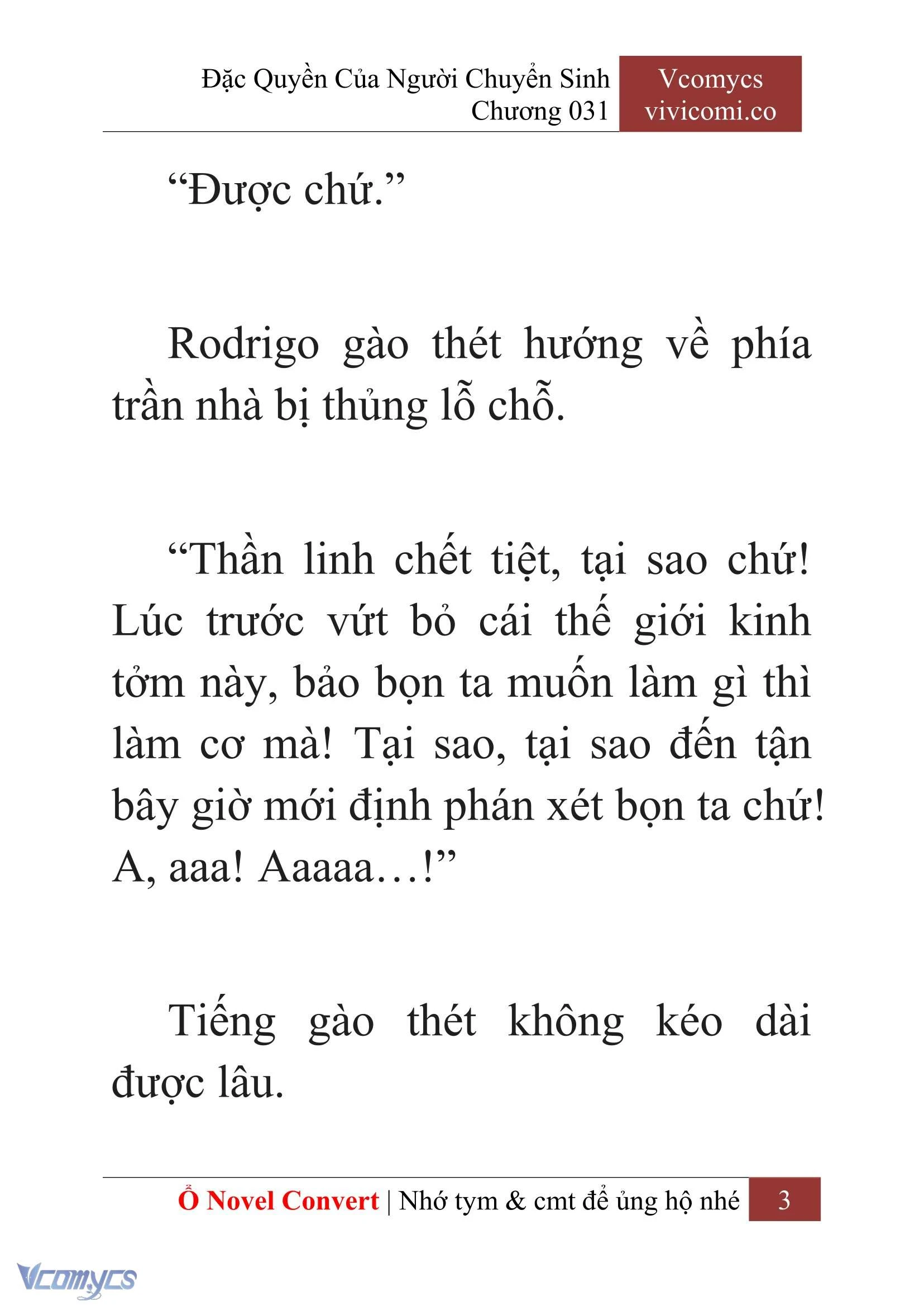 [Novel] Đặc Quyền Của Người Chuyển Sinh Chapter  31 - 5