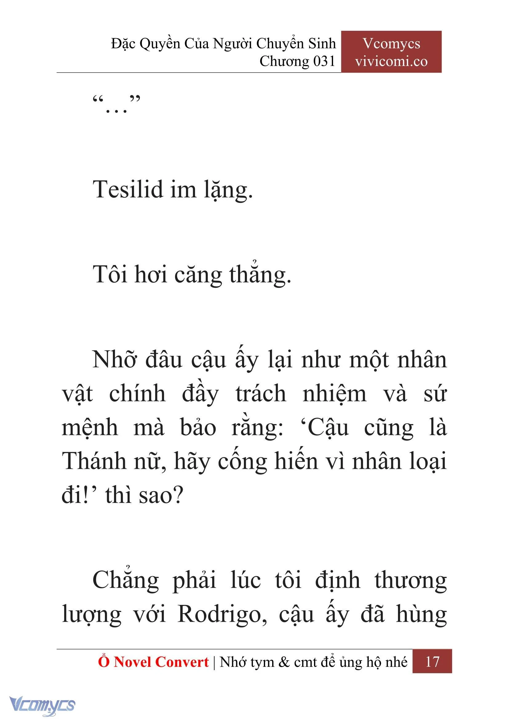 [Novel] Đặc Quyền Của Người Chuyển Sinh Chapter  31 - 19
