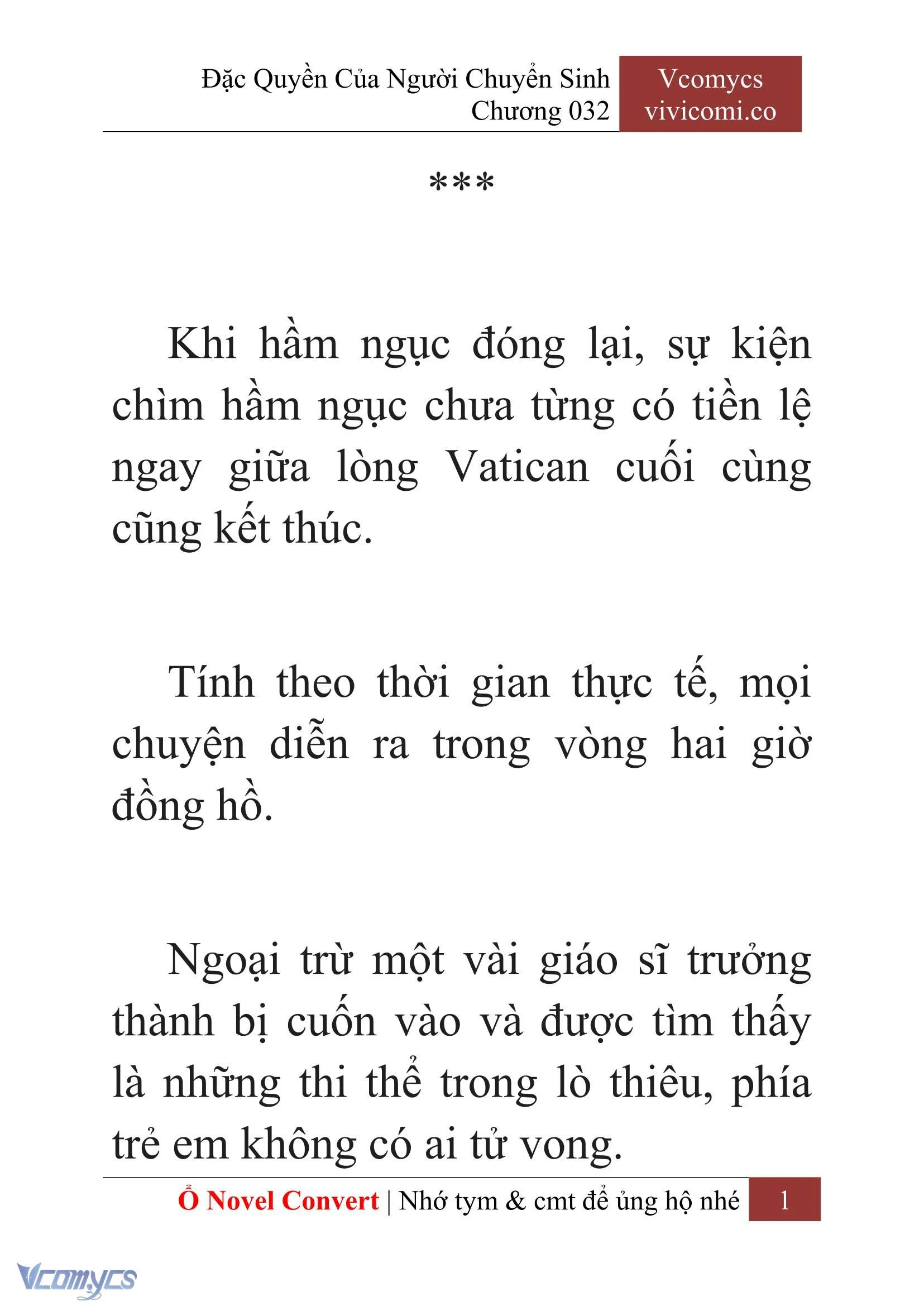[Novel] Đặc Quyền Của Người Chuyển Sinh Chapter  32 - 3