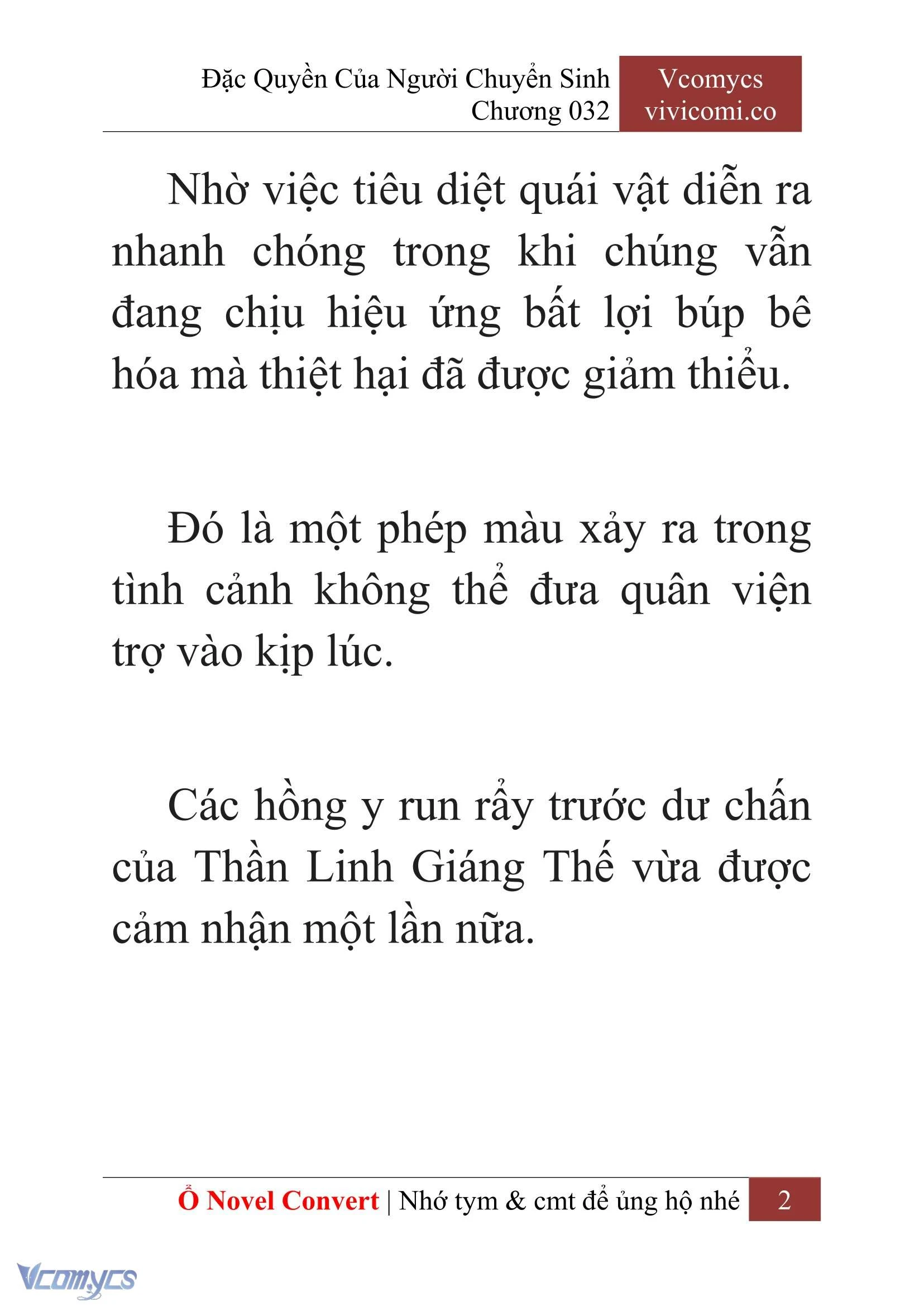 [Novel] Đặc Quyền Của Người Chuyển Sinh Chapter  32 - 4