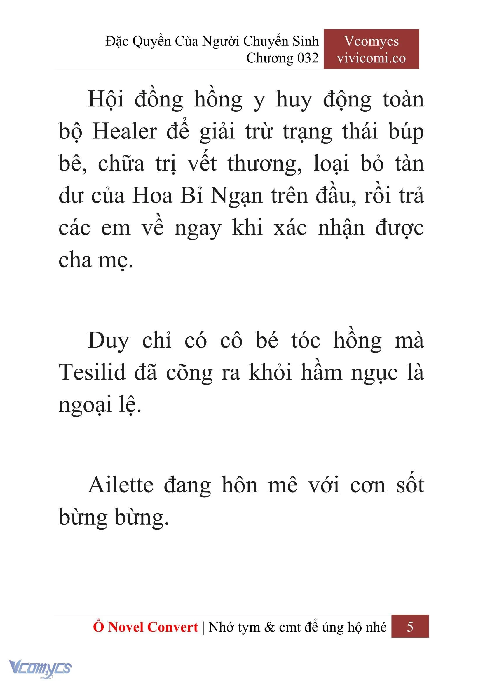 [Novel] Đặc Quyền Của Người Chuyển Sinh Chapter  32 - 7