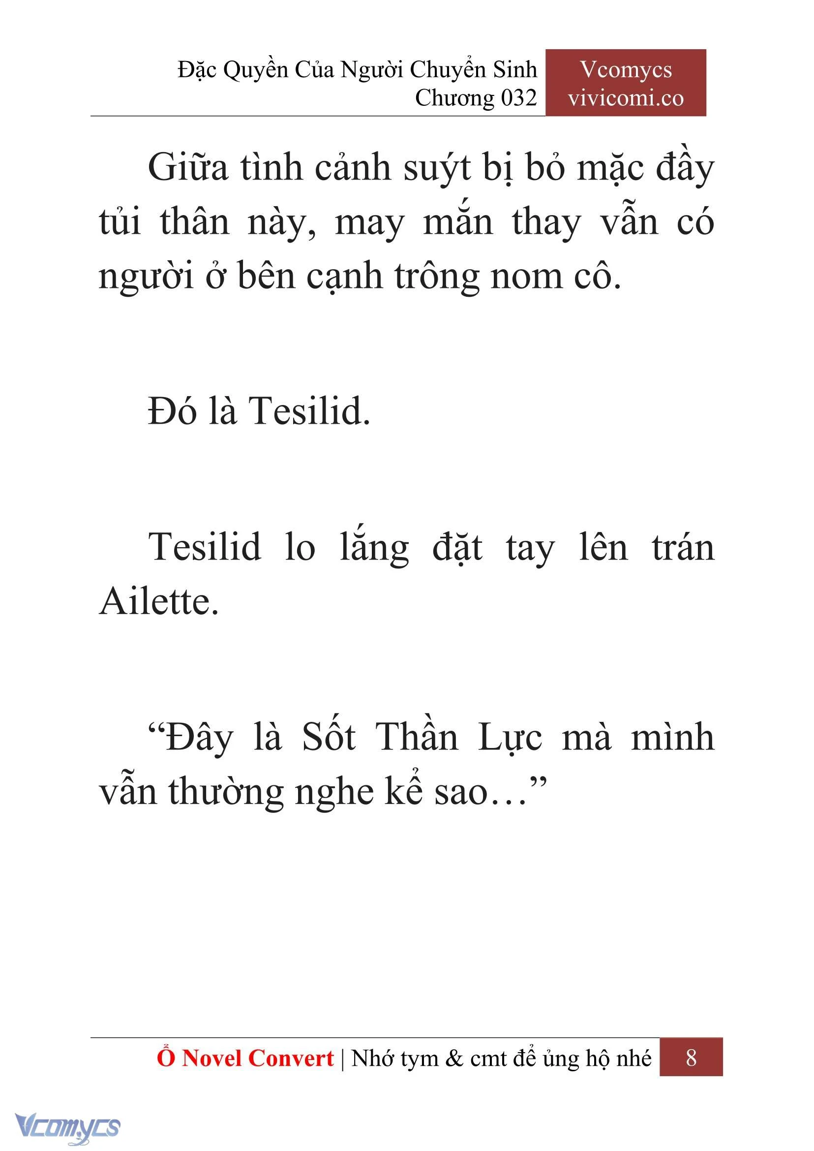 [Novel] Đặc Quyền Của Người Chuyển Sinh Chapter  32 - 10