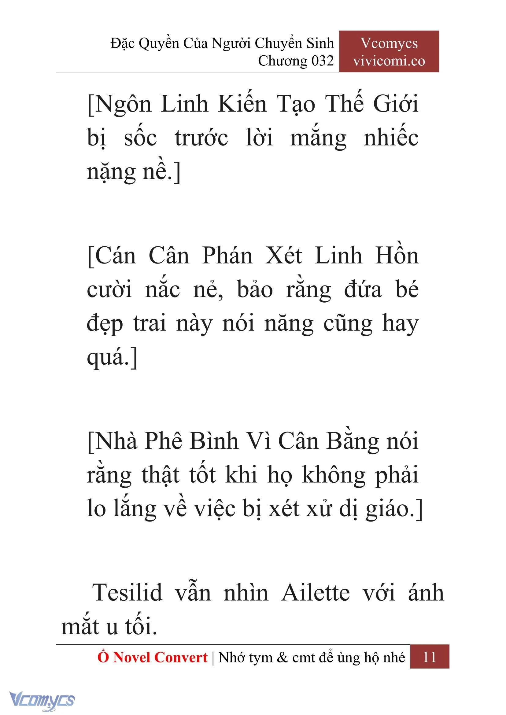 [Novel] Đặc Quyền Của Người Chuyển Sinh Chapter  32 - 13