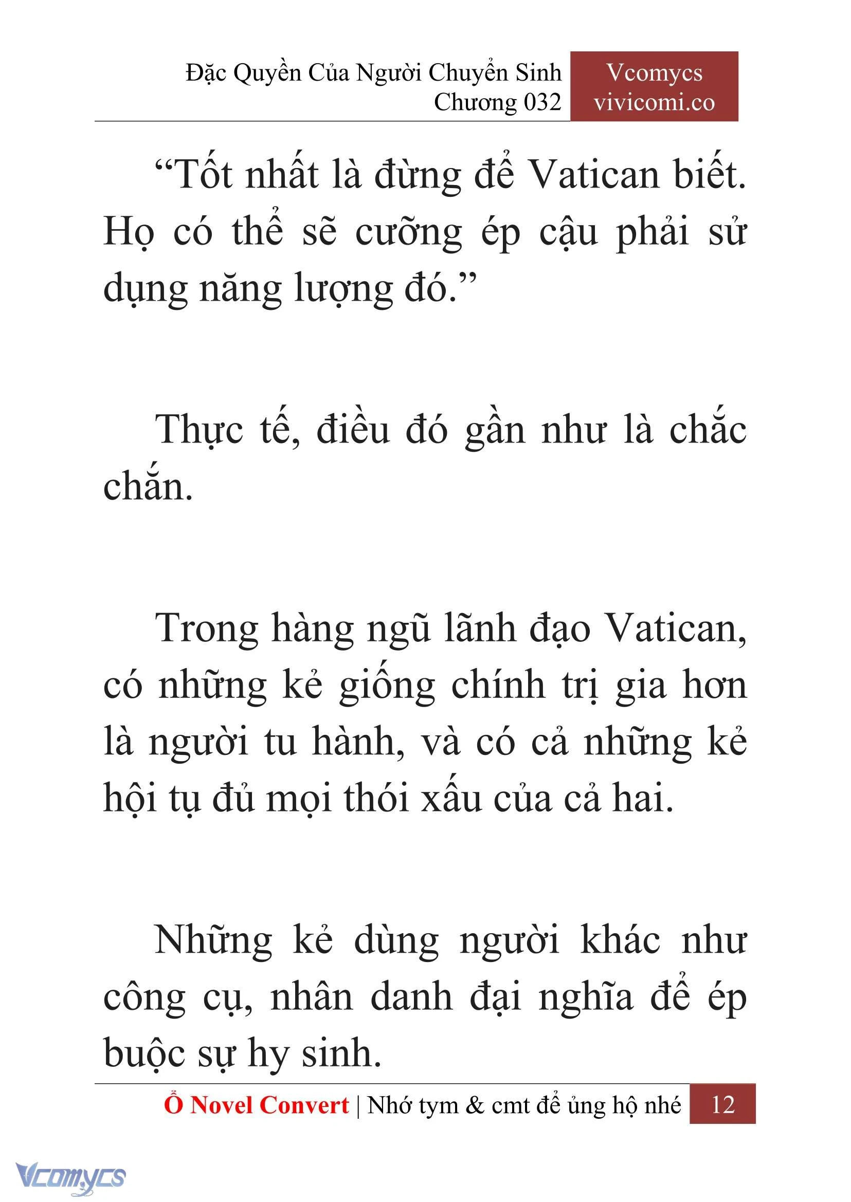 [Novel] Đặc Quyền Của Người Chuyển Sinh Chapter  32 - 14