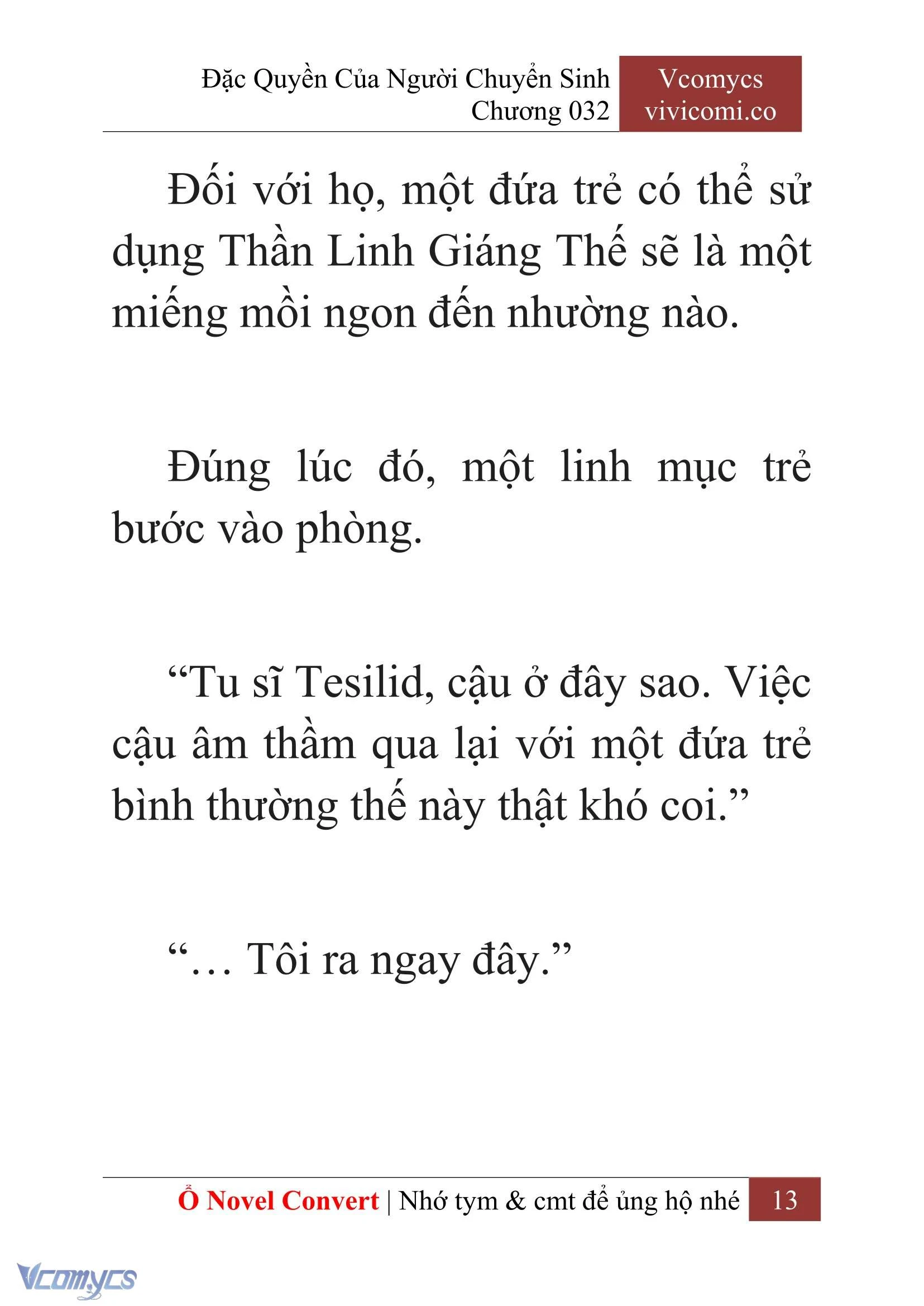 [Novel] Đặc Quyền Của Người Chuyển Sinh Chapter  32 - 15