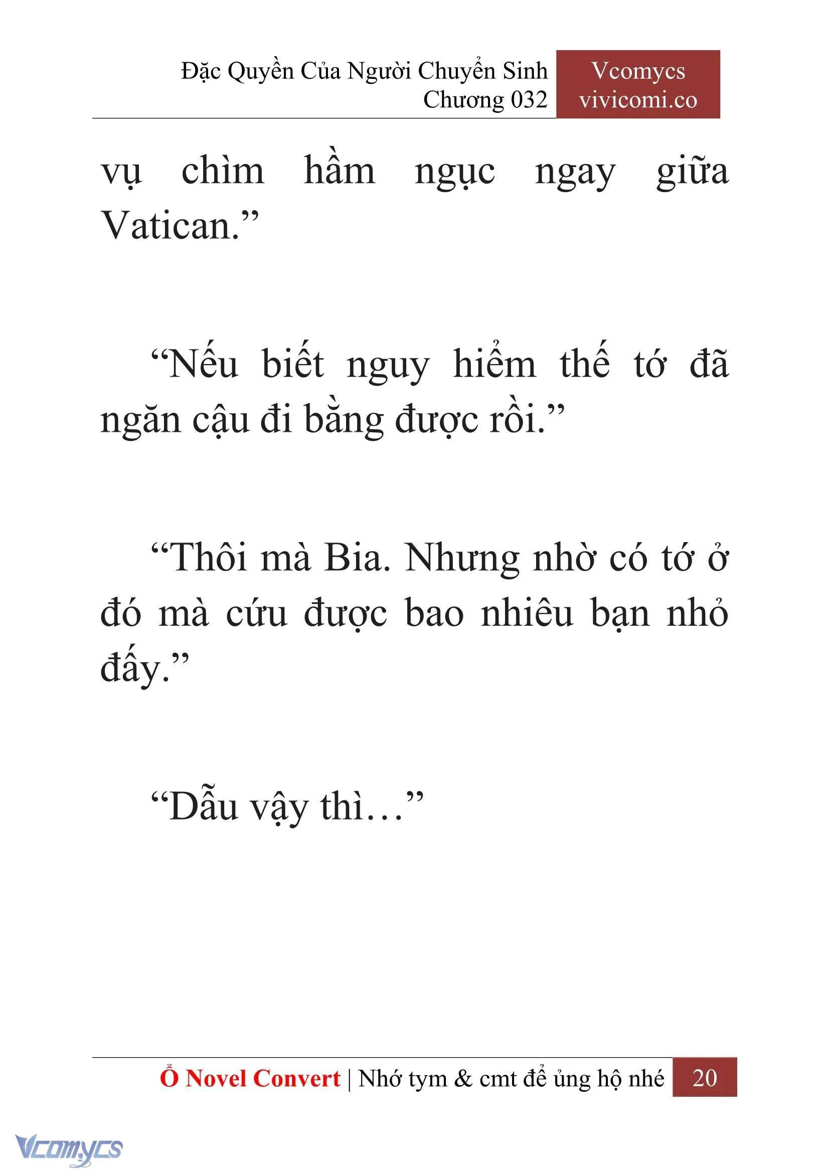 [Novel] Đặc Quyền Của Người Chuyển Sinh Chapter  32 - 22