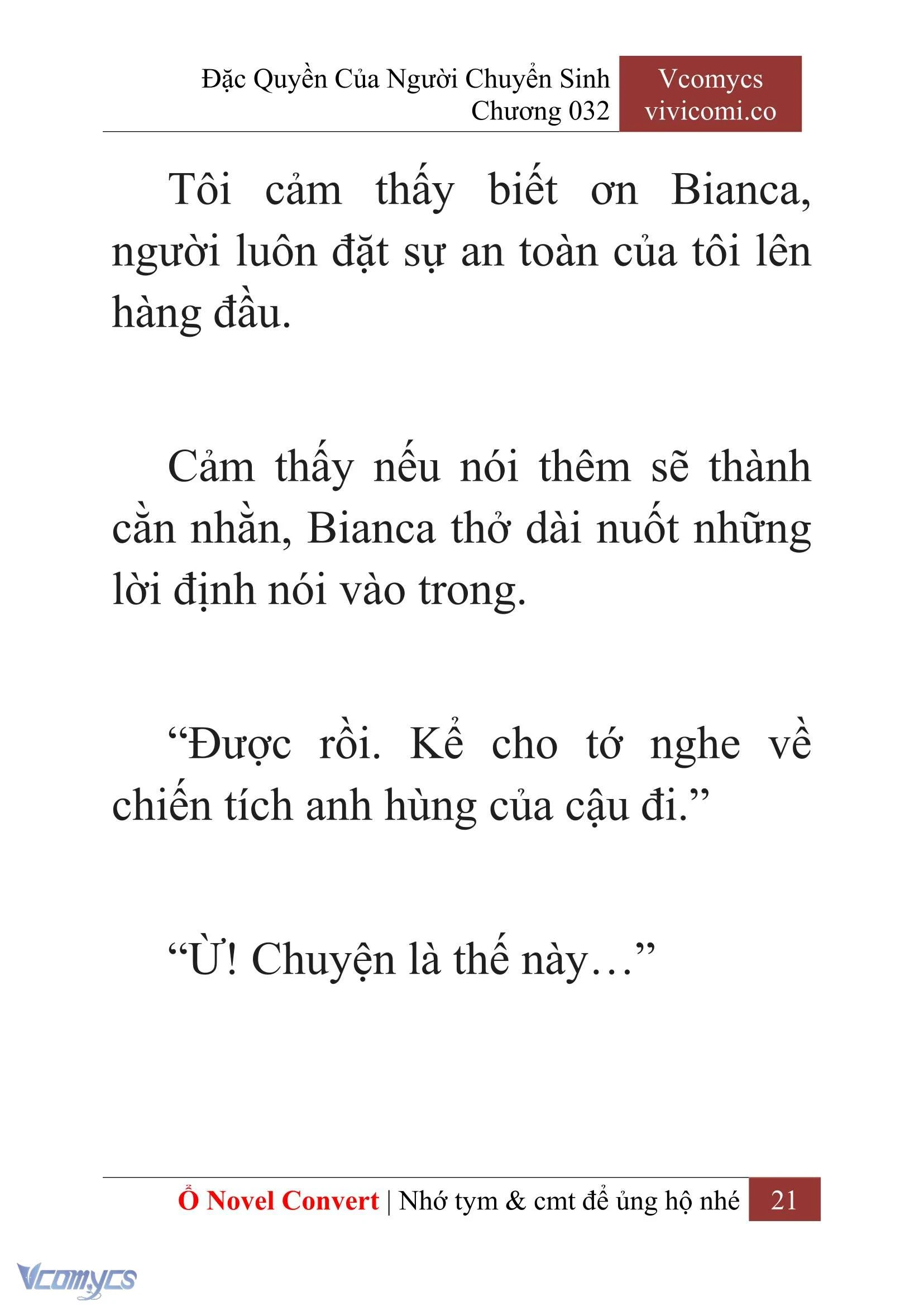 [Novel] Đặc Quyền Của Người Chuyển Sinh Chapter  32 - 23