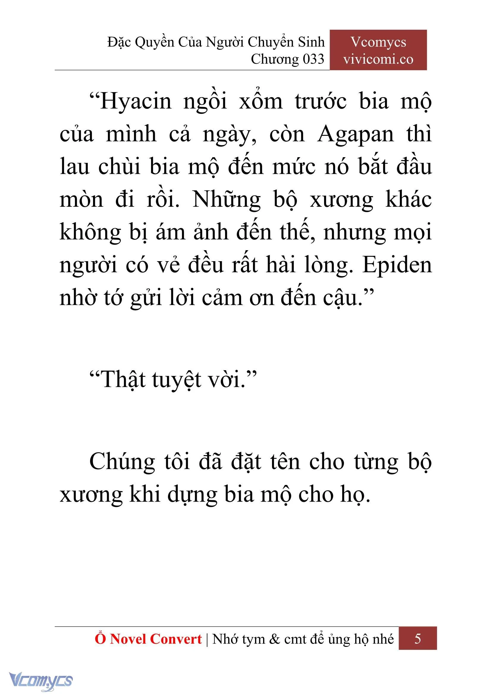 [Novel] Đặc Quyền Của Người Chuyển Sinh Chapter  33 - 7
