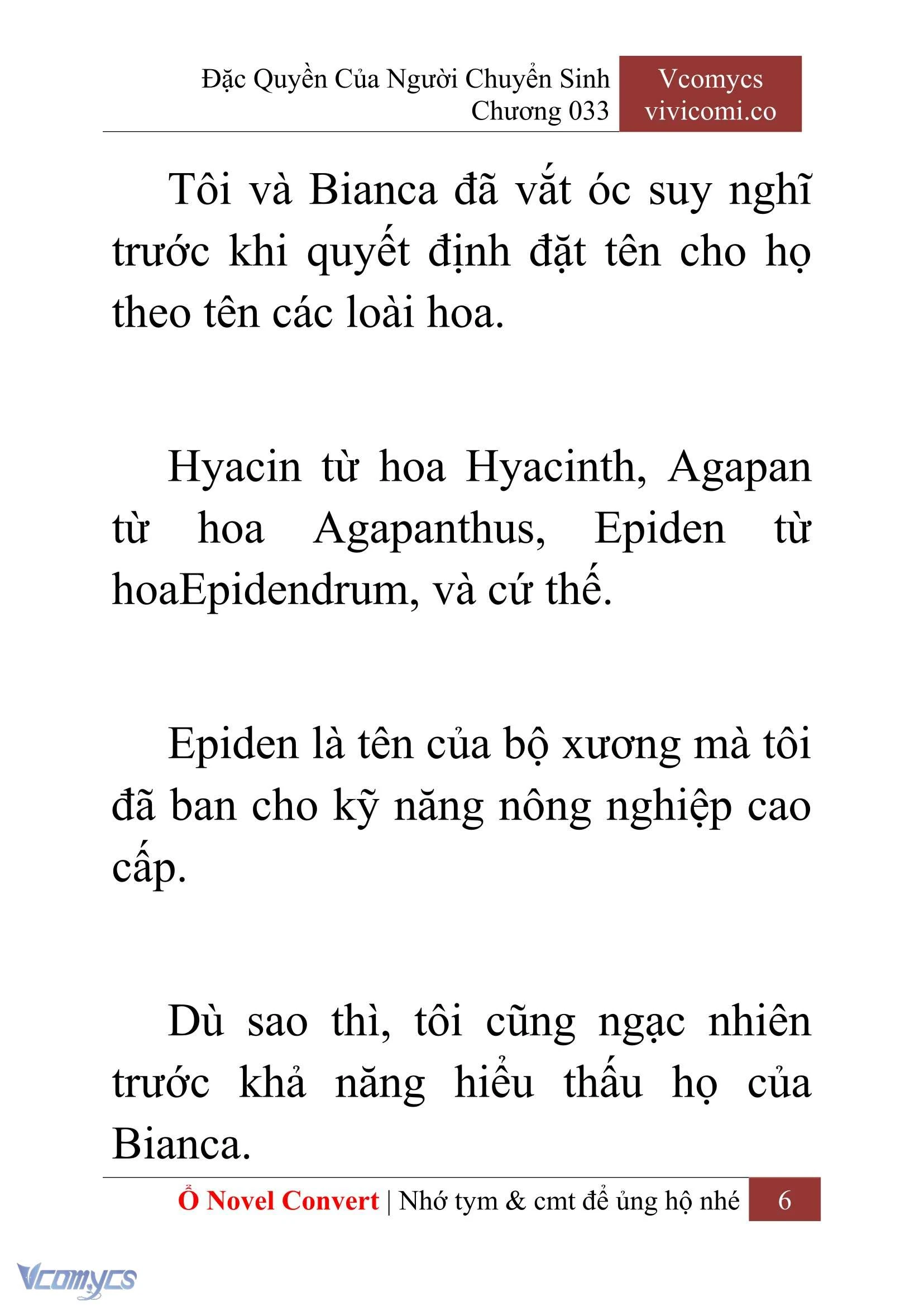 [Novel] Đặc Quyền Của Người Chuyển Sinh Chapter  33 - 8