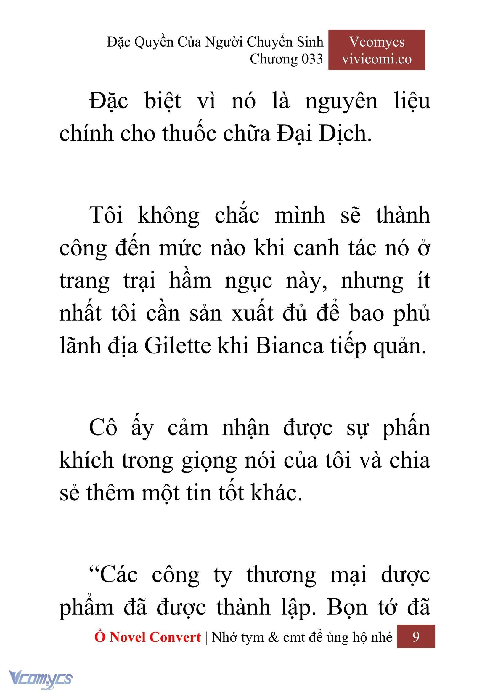 [Novel] Đặc Quyền Của Người Chuyển Sinh Chapter  33 - 11