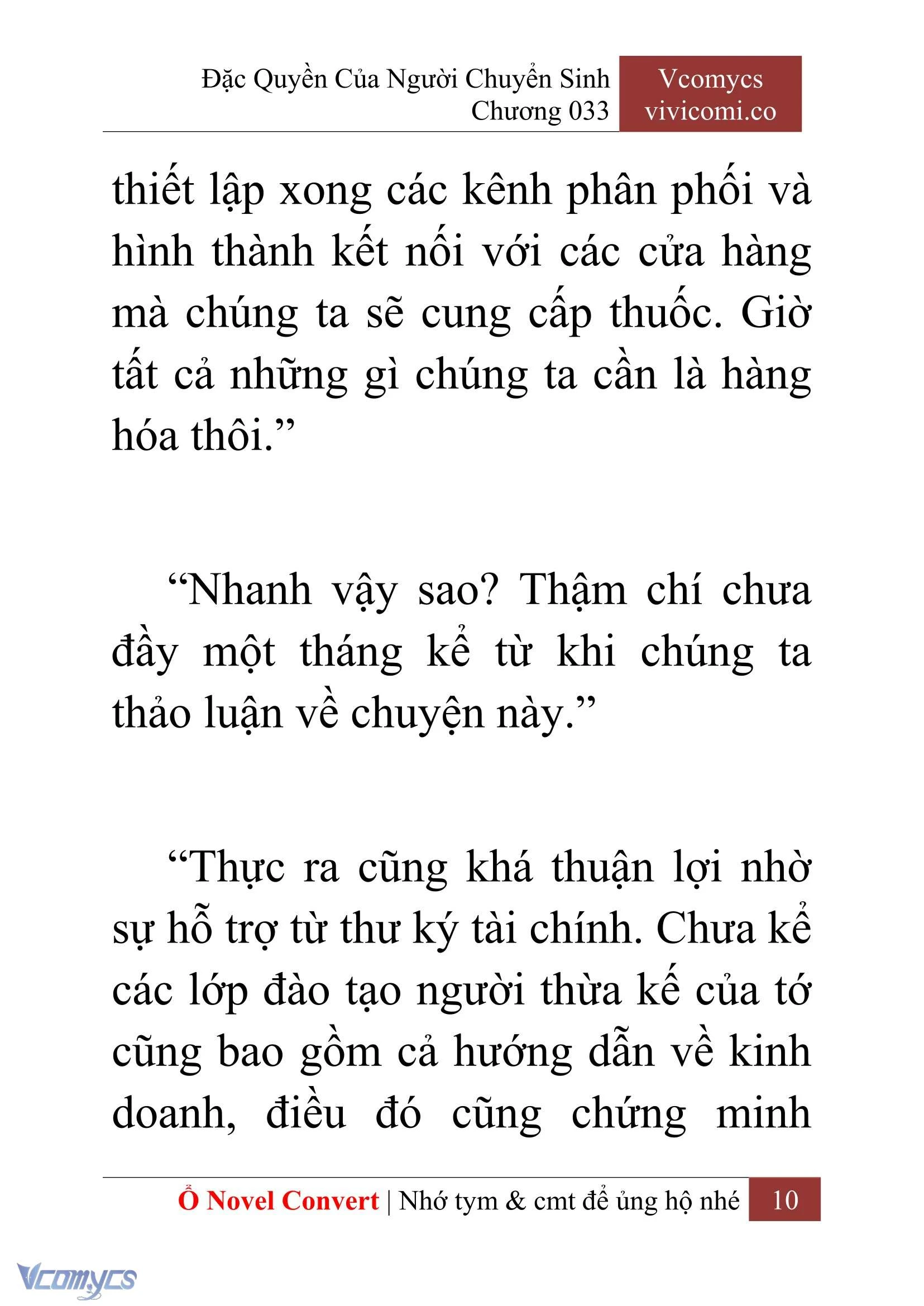 [Novel] Đặc Quyền Của Người Chuyển Sinh Chapter  33 - 12