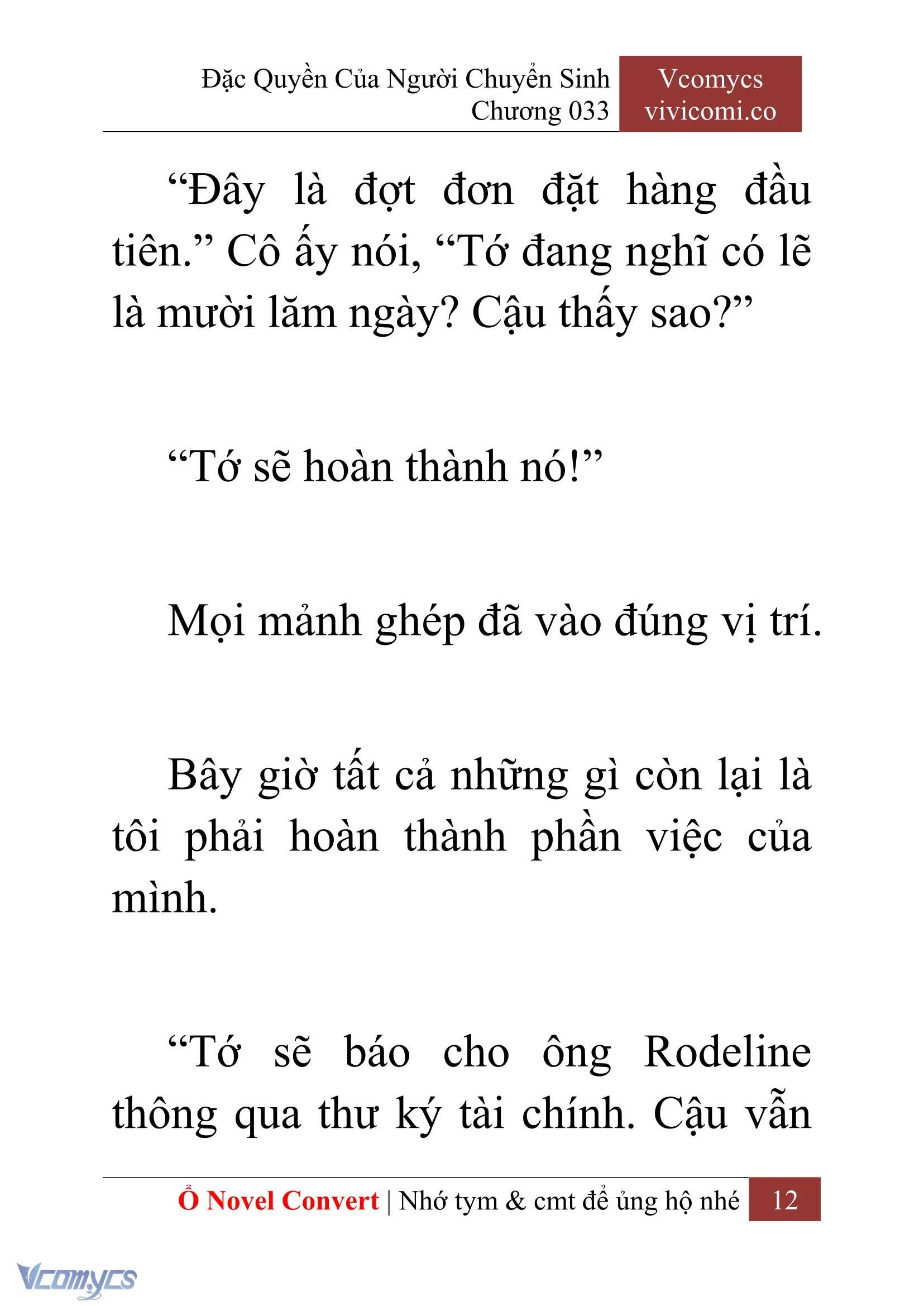 [Novel] Đặc Quyền Của Người Chuyển Sinh Chapter  33 - 14