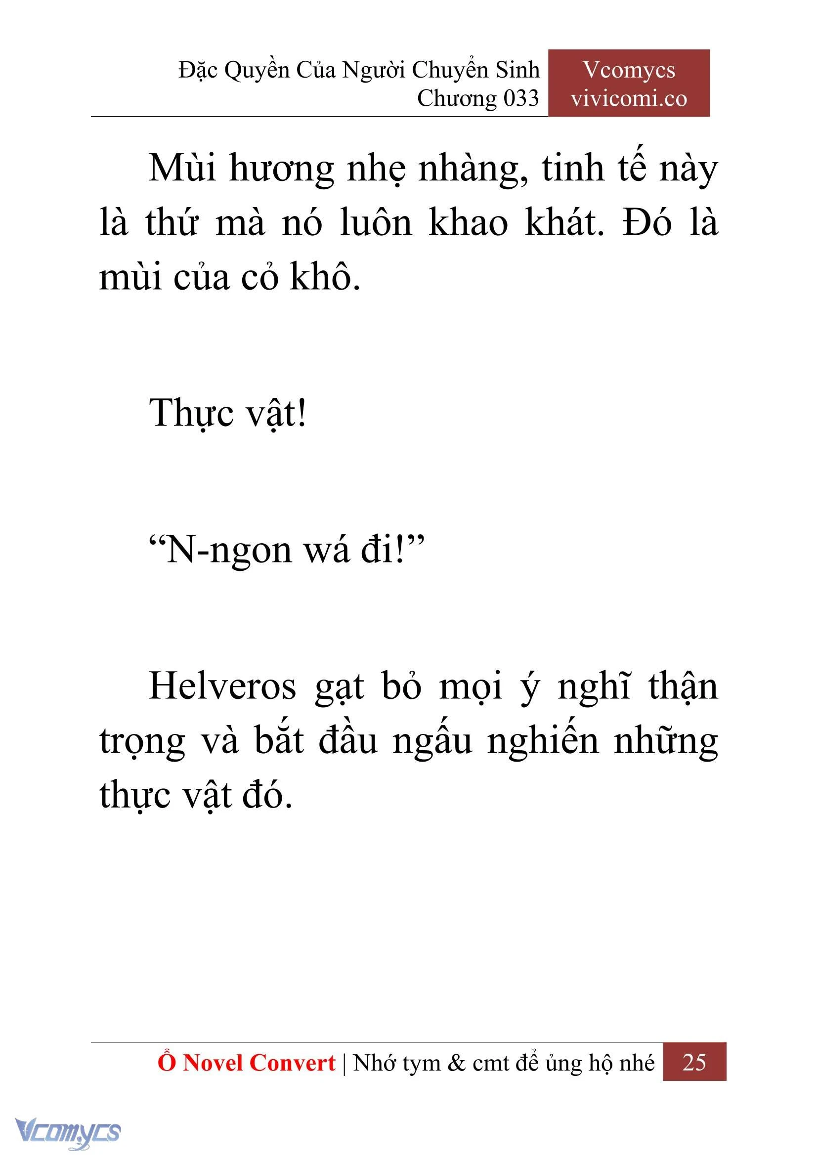 [Novel] Đặc Quyền Của Người Chuyển Sinh Chapter  33 - 27