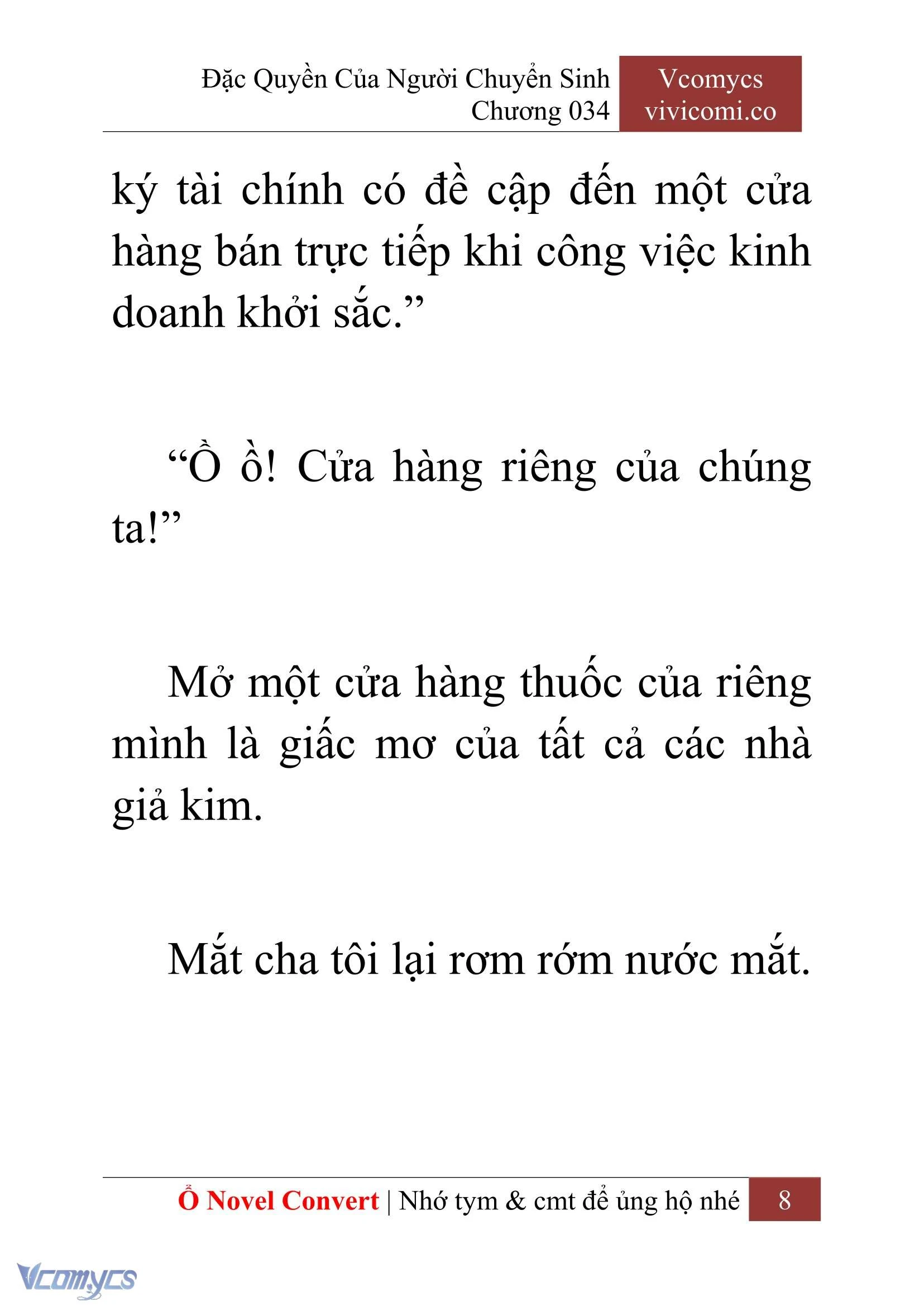 [Novel] Đặc Quyền Của Người Chuyển Sinh Chapter  34 - 10