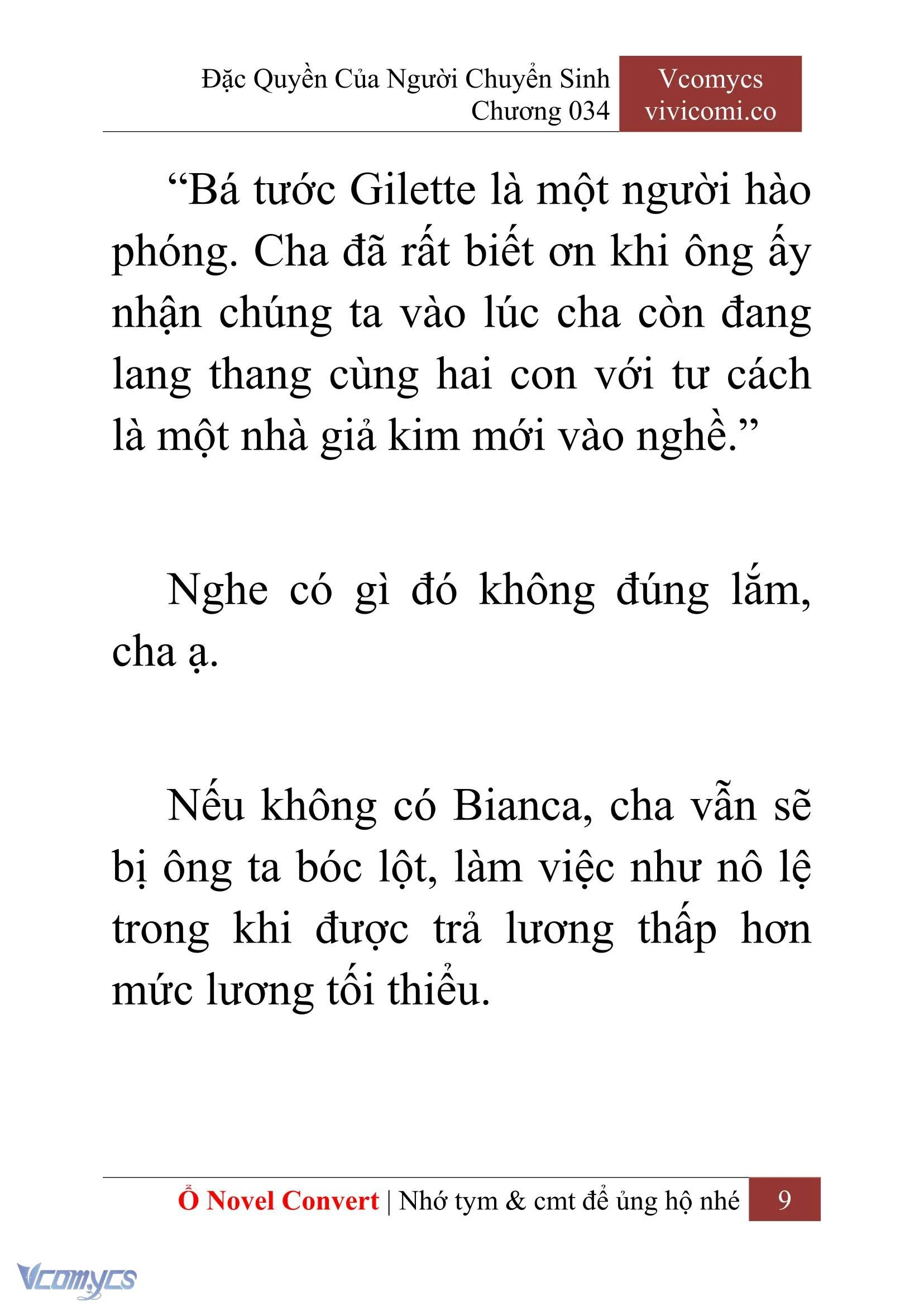 [Novel] Đặc Quyền Của Người Chuyển Sinh Chapter  34 - 11
