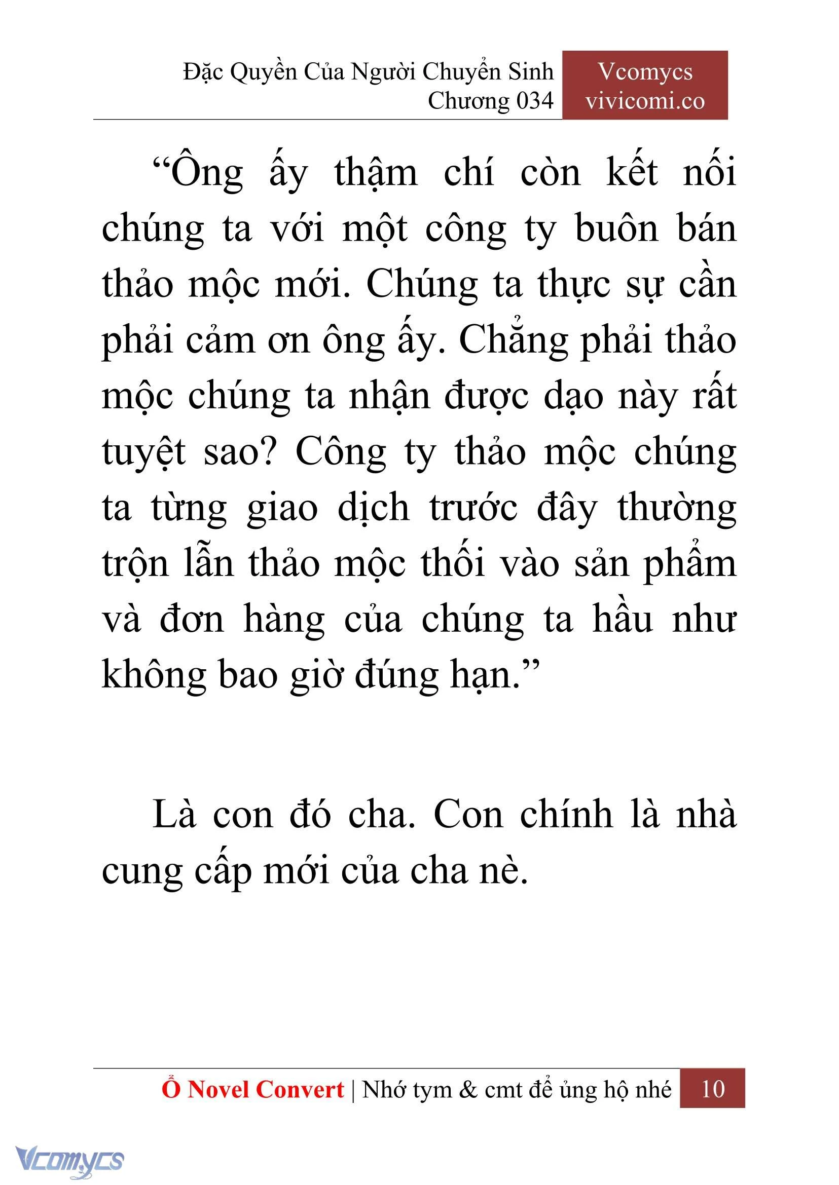 [Novel] Đặc Quyền Của Người Chuyển Sinh Chapter  34 - 12