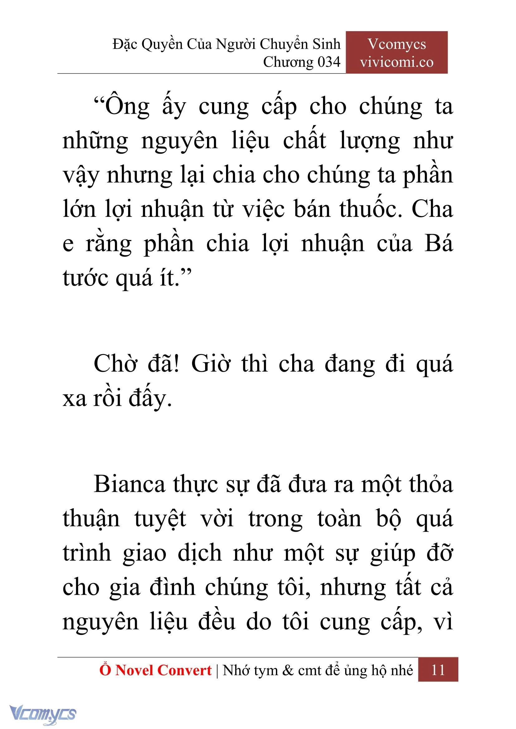 [Novel] Đặc Quyền Của Người Chuyển Sinh Chapter  34 - 13