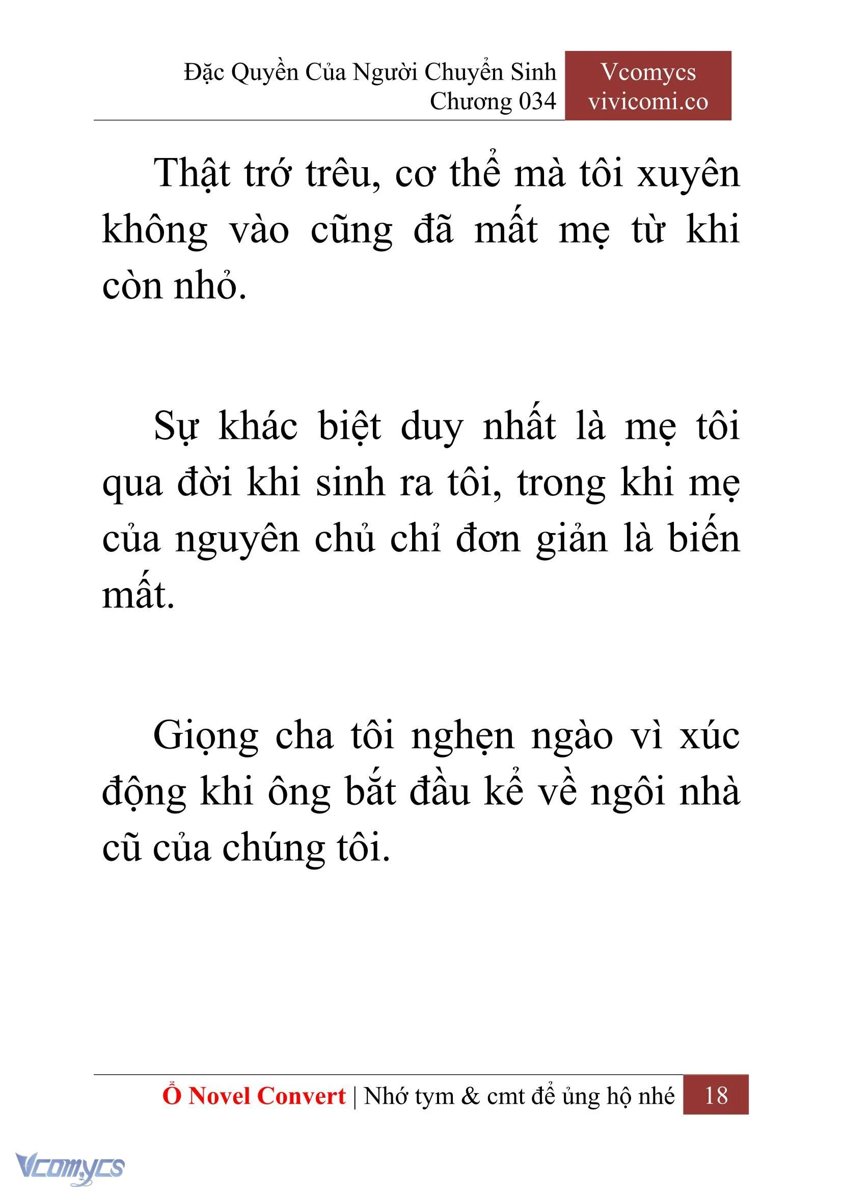 [Novel] Đặc Quyền Của Người Chuyển Sinh Chapter  34 - 20