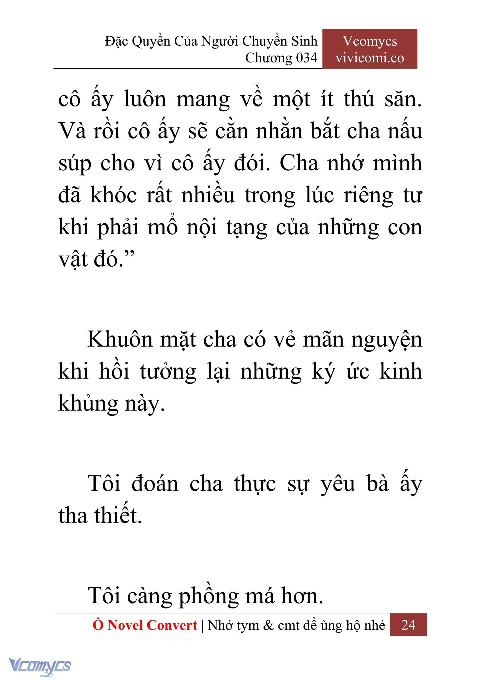 [Novel] Đặc Quyền Của Người Chuyển Sinh Chapter  34 - 26