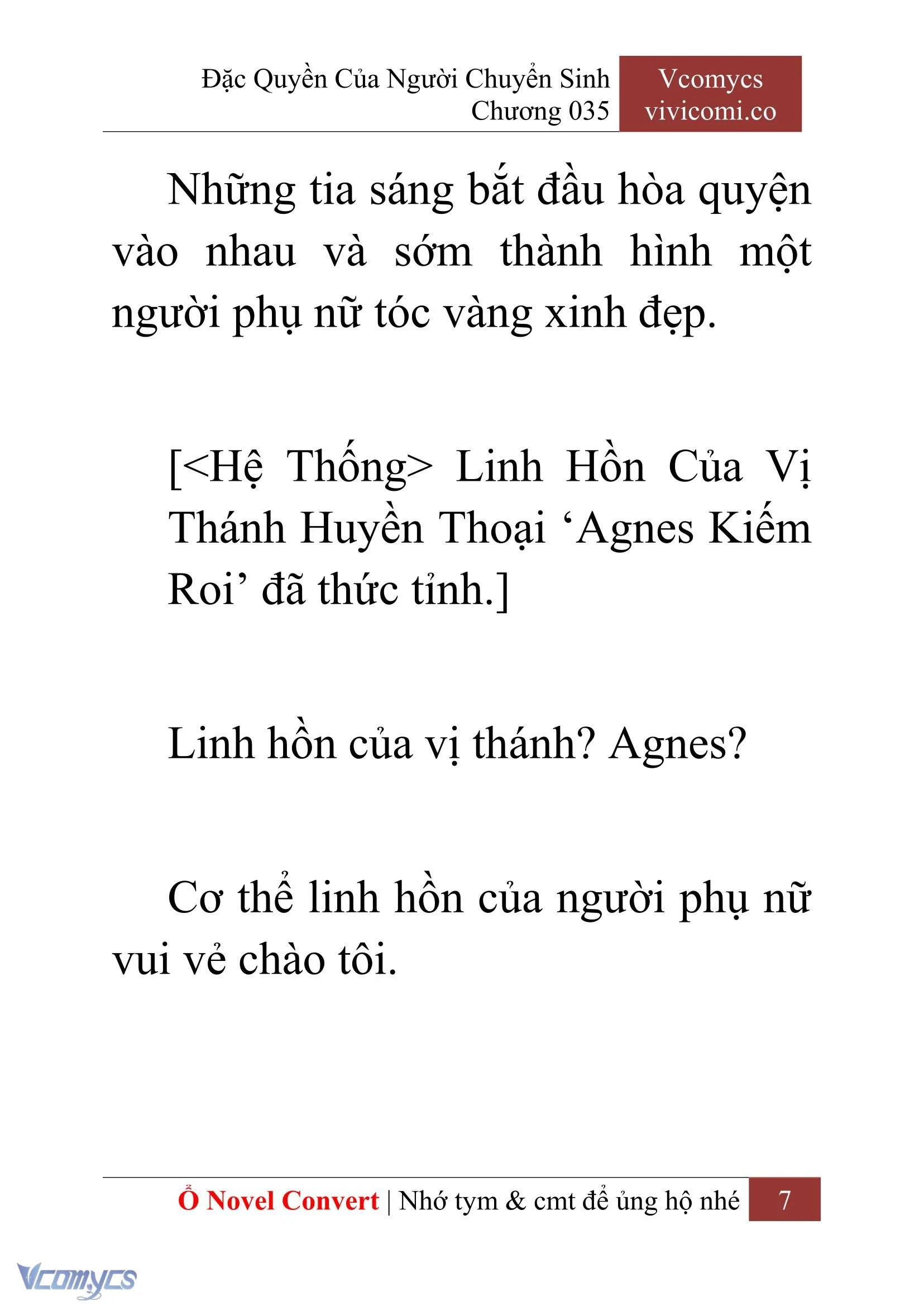 [Novel] Đặc Quyền Của Người Chuyển Sinh Chapter  35 - 9