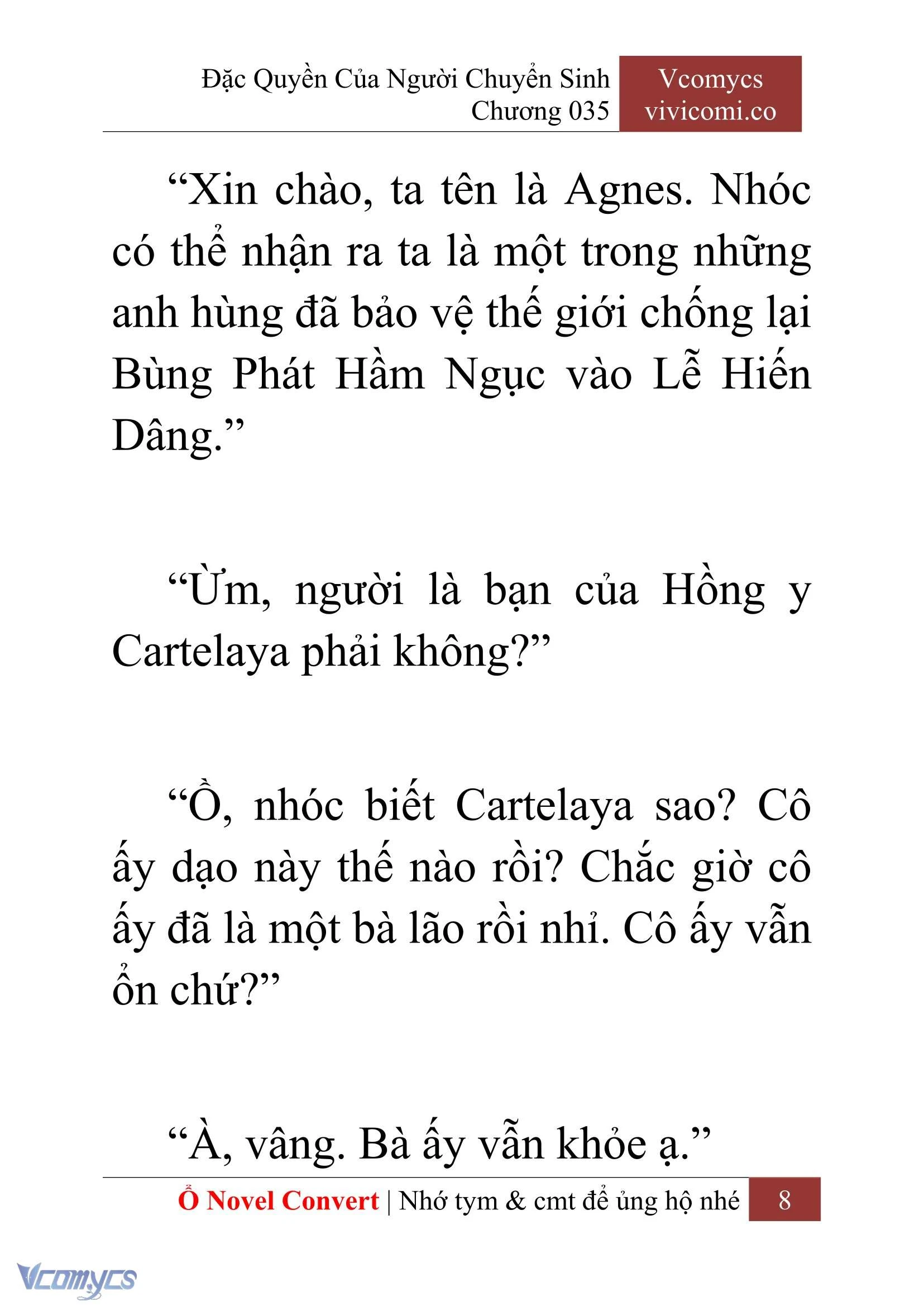 [Novel] Đặc Quyền Của Người Chuyển Sinh Chapter  35 - 10