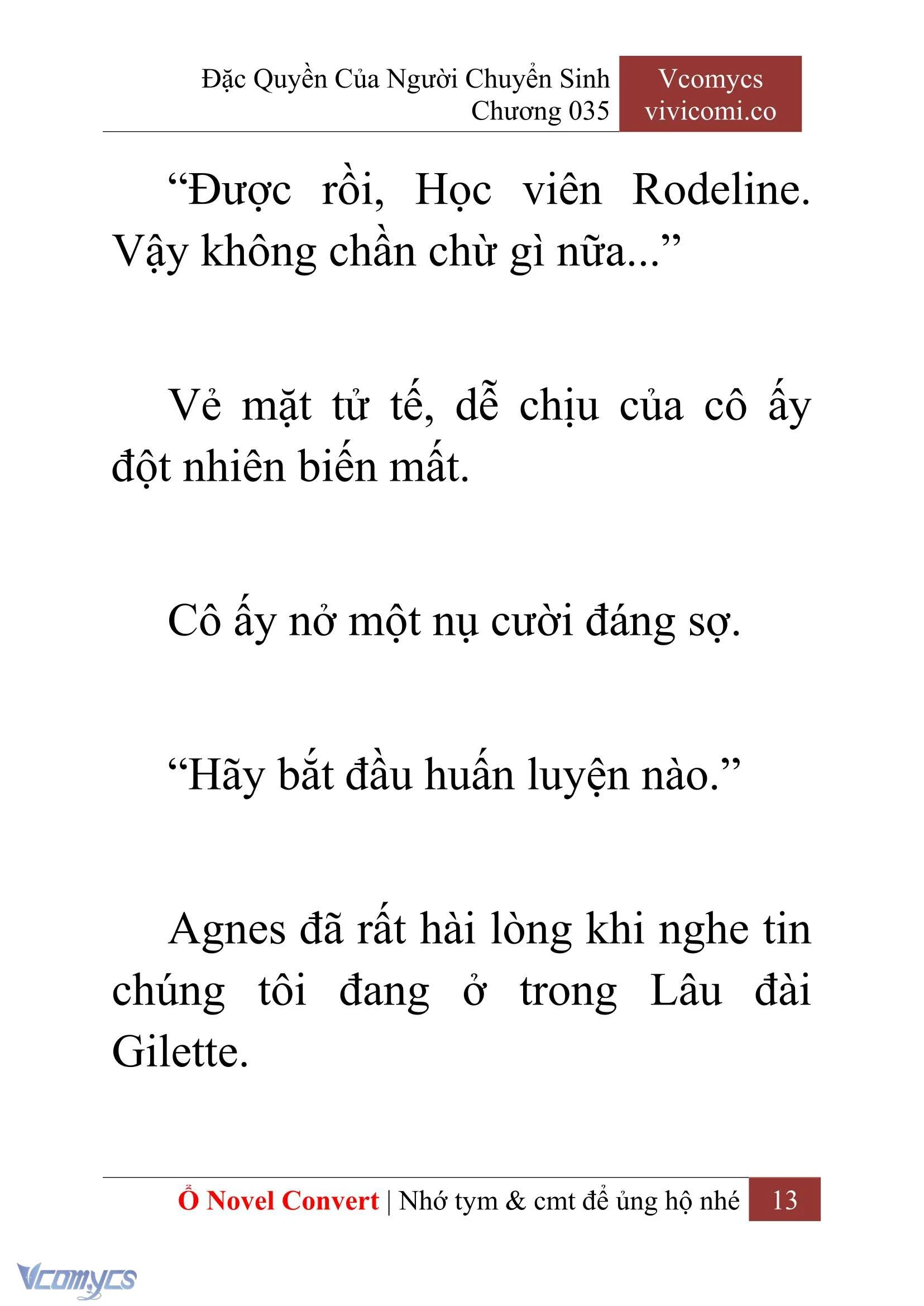 [Novel] Đặc Quyền Của Người Chuyển Sinh Chapter  35 - 15