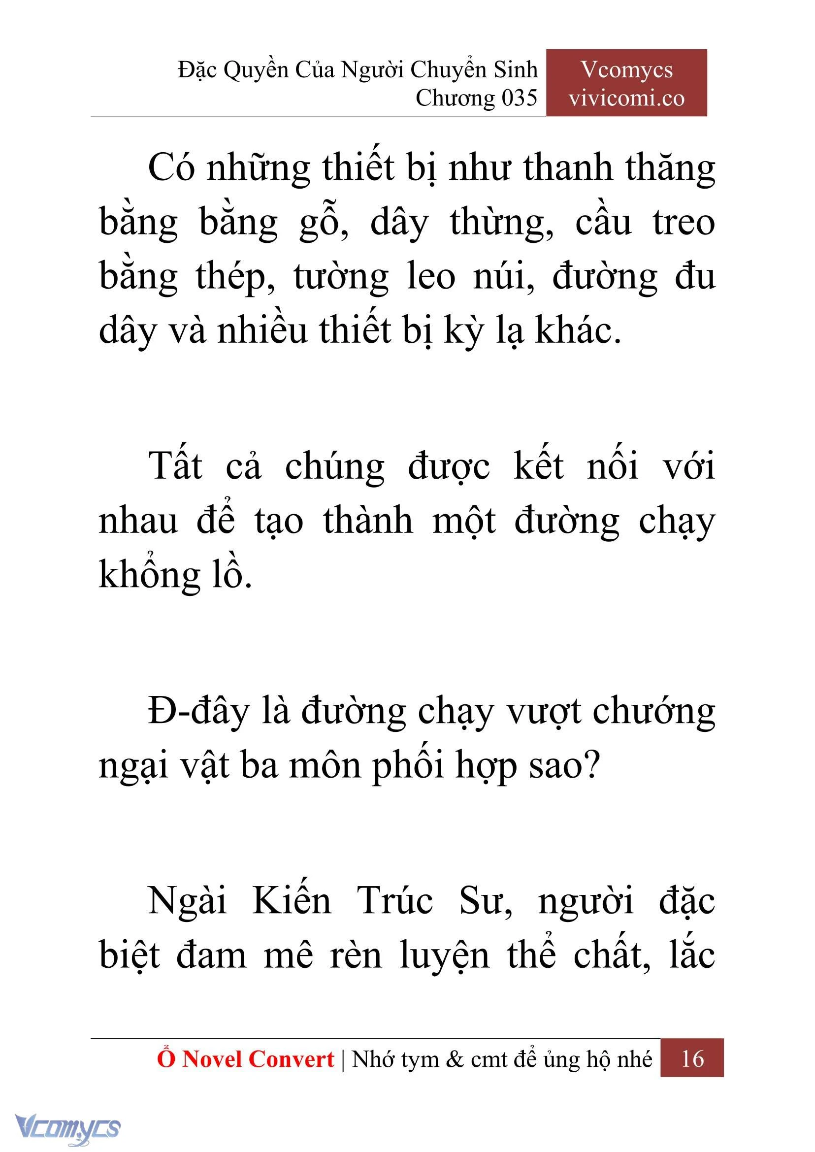[Novel] Đặc Quyền Của Người Chuyển Sinh Chapter  35 - 18