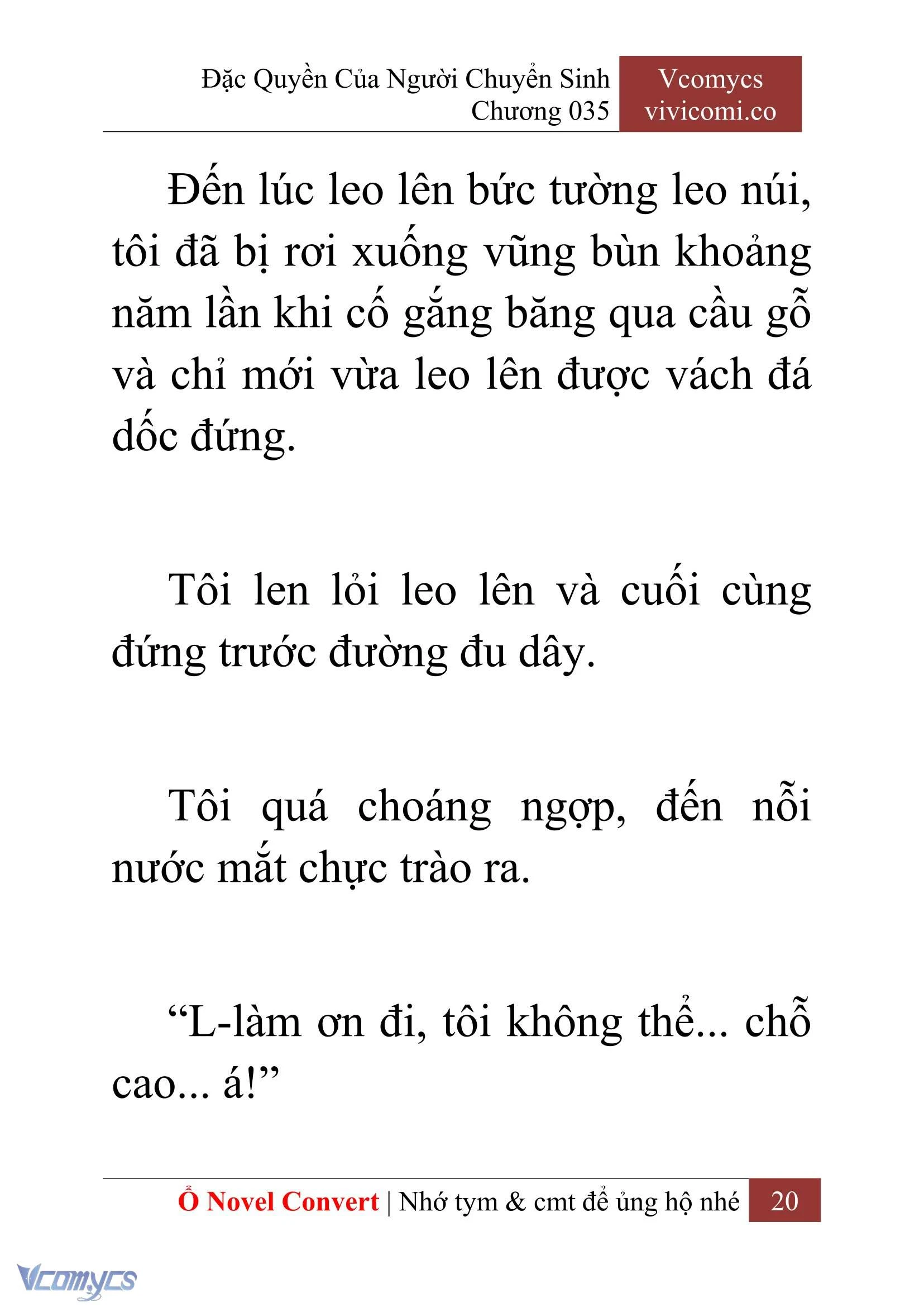 [Novel] Đặc Quyền Của Người Chuyển Sinh Chapter  35 - 22